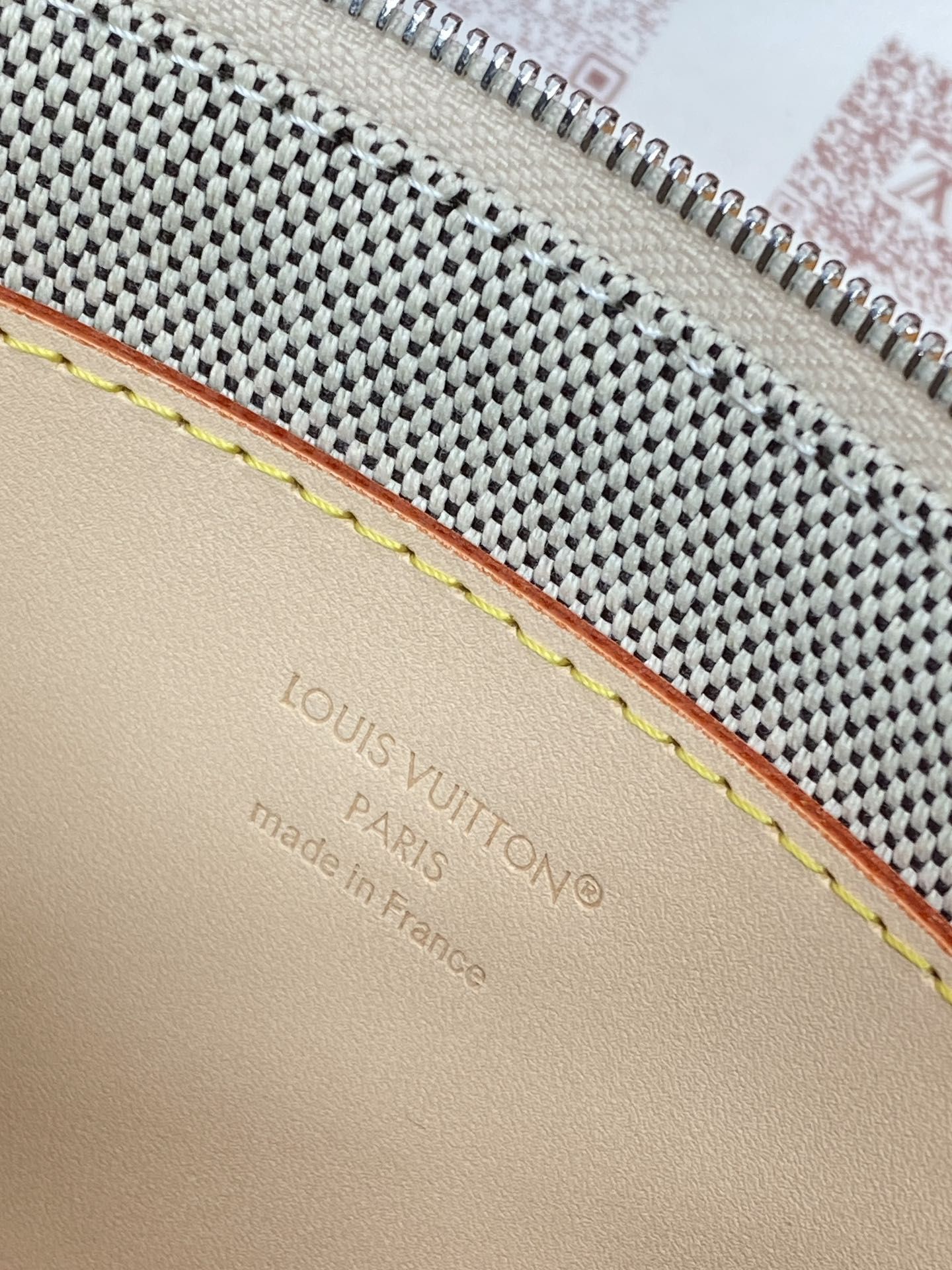 LV 原單 Monogram 米白色拉鍊零錢包 女款精品收納包| 7 LV 原單 Monogram 米白色拉鍊零錢包 女款精品收納包
