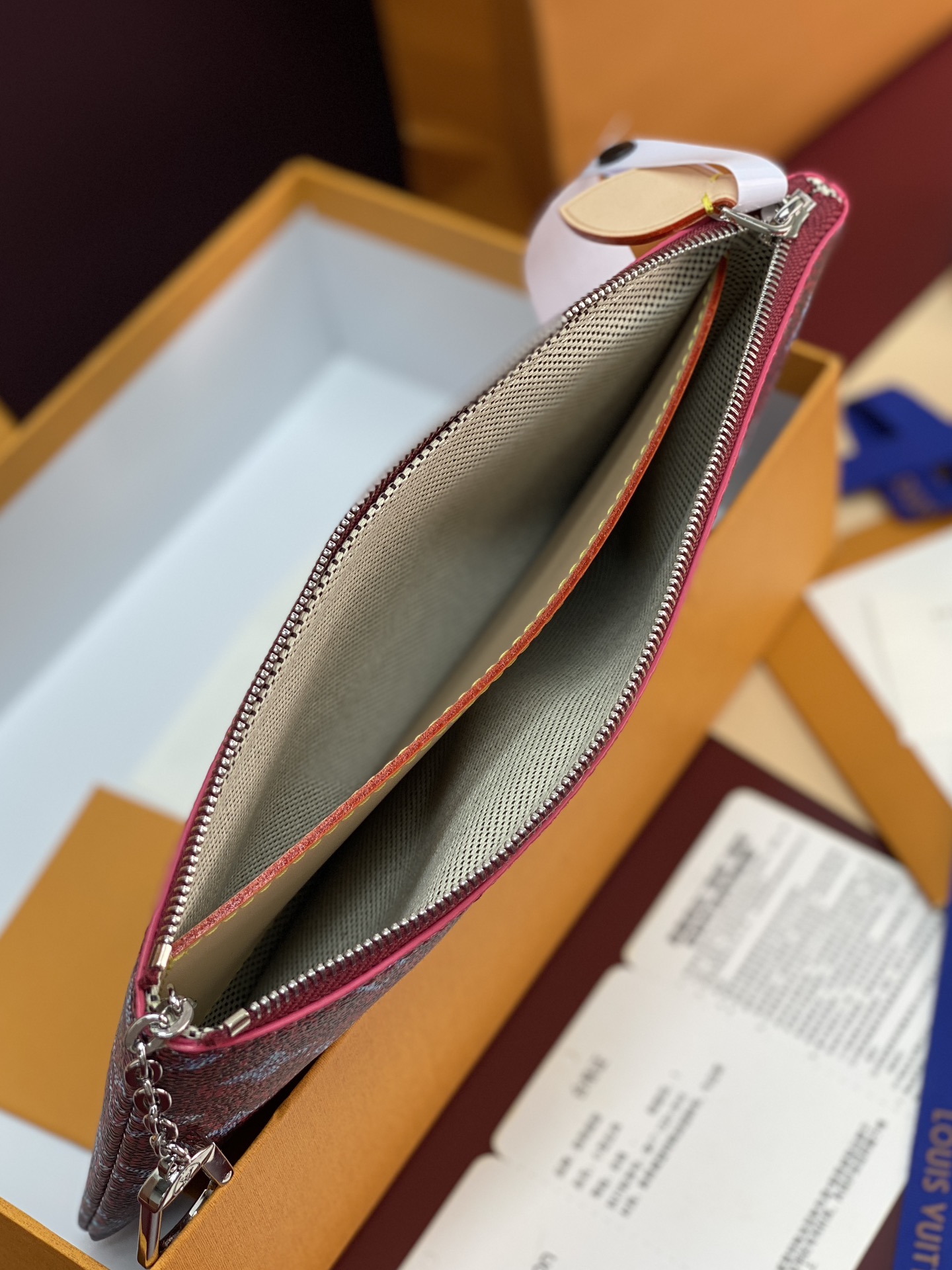 LV A貨 Monogram 酒紅色拉鍊零錢包 女款精品小包| 10 LV A貨 Monogram 酒紅色拉鍊零錢包 女款精品小包