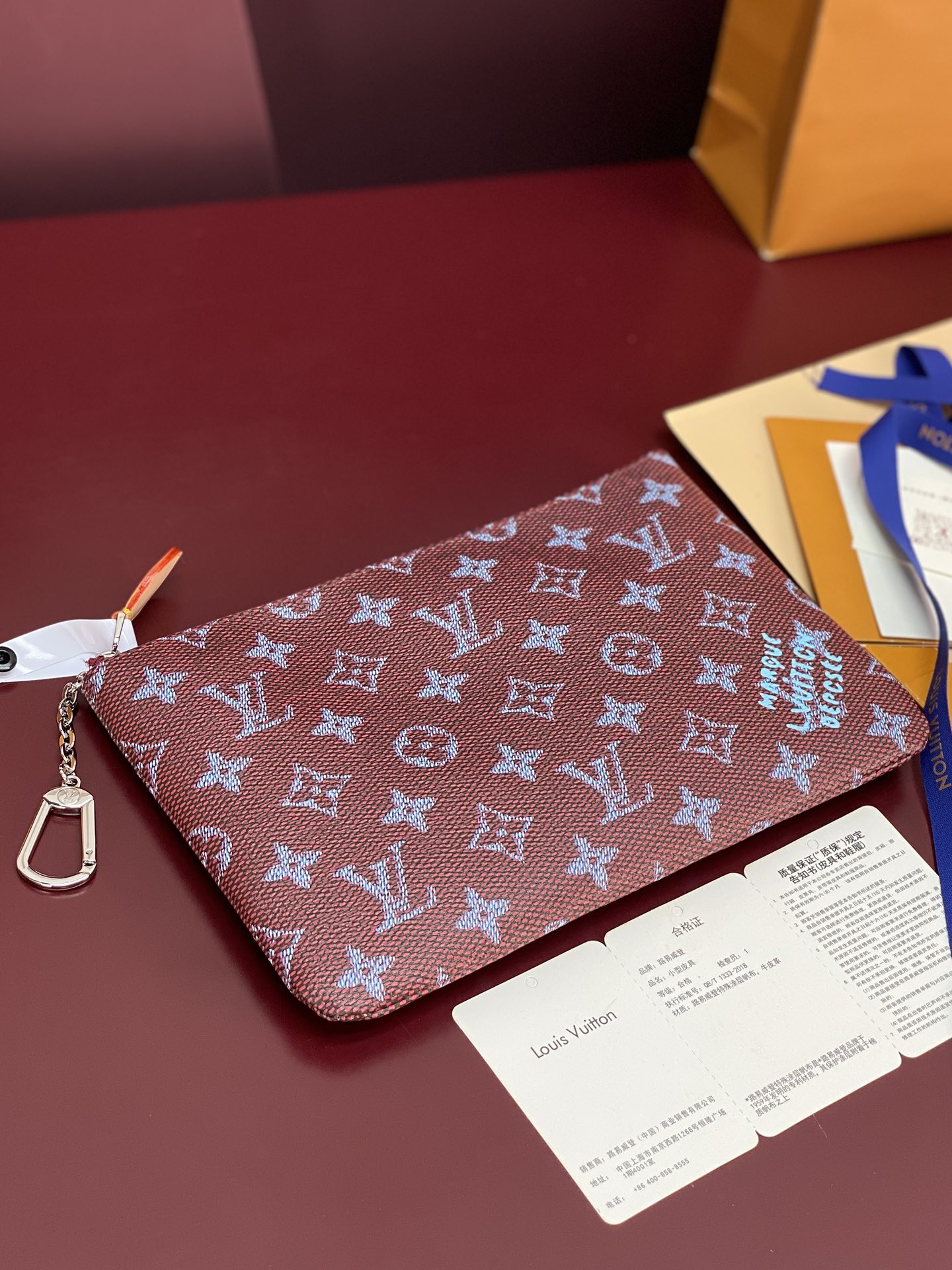 LV A貨 Monogram 酒紅色拉鍊零錢包 女款精品小包| 8 LV A貨 Monogram 酒紅色拉鍊零錢包 女款精品小包