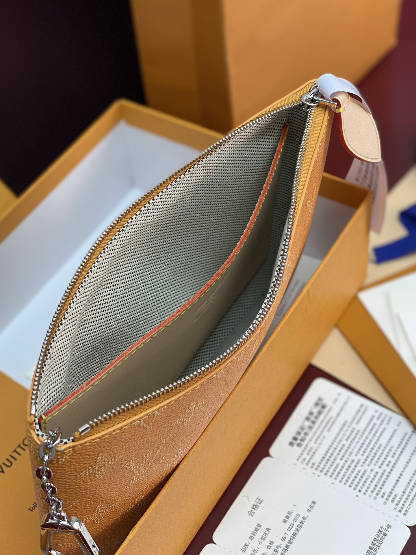 LV 復刻 Monogram 黃色拉鍊零錢包 女款輕奢收納小包| 11 LV 復刻 Monogram 黃色拉鍊零錢包 女款輕奢收納小包