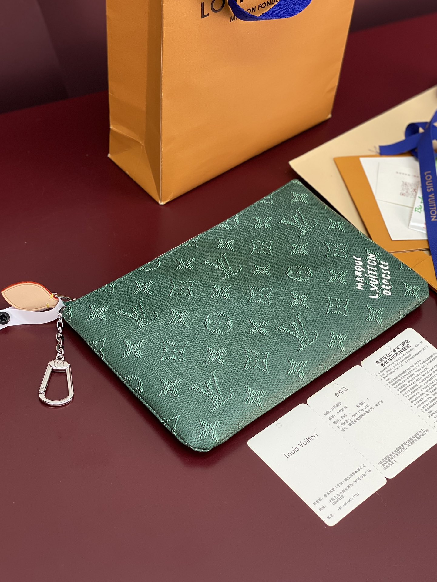LV A貨 Monogram 翡翠綠拉鍊零錢包 女款精品收納小包| 8 LV A貨 Monogram 翡翠綠拉鍊零錢包 女款精品收納小包