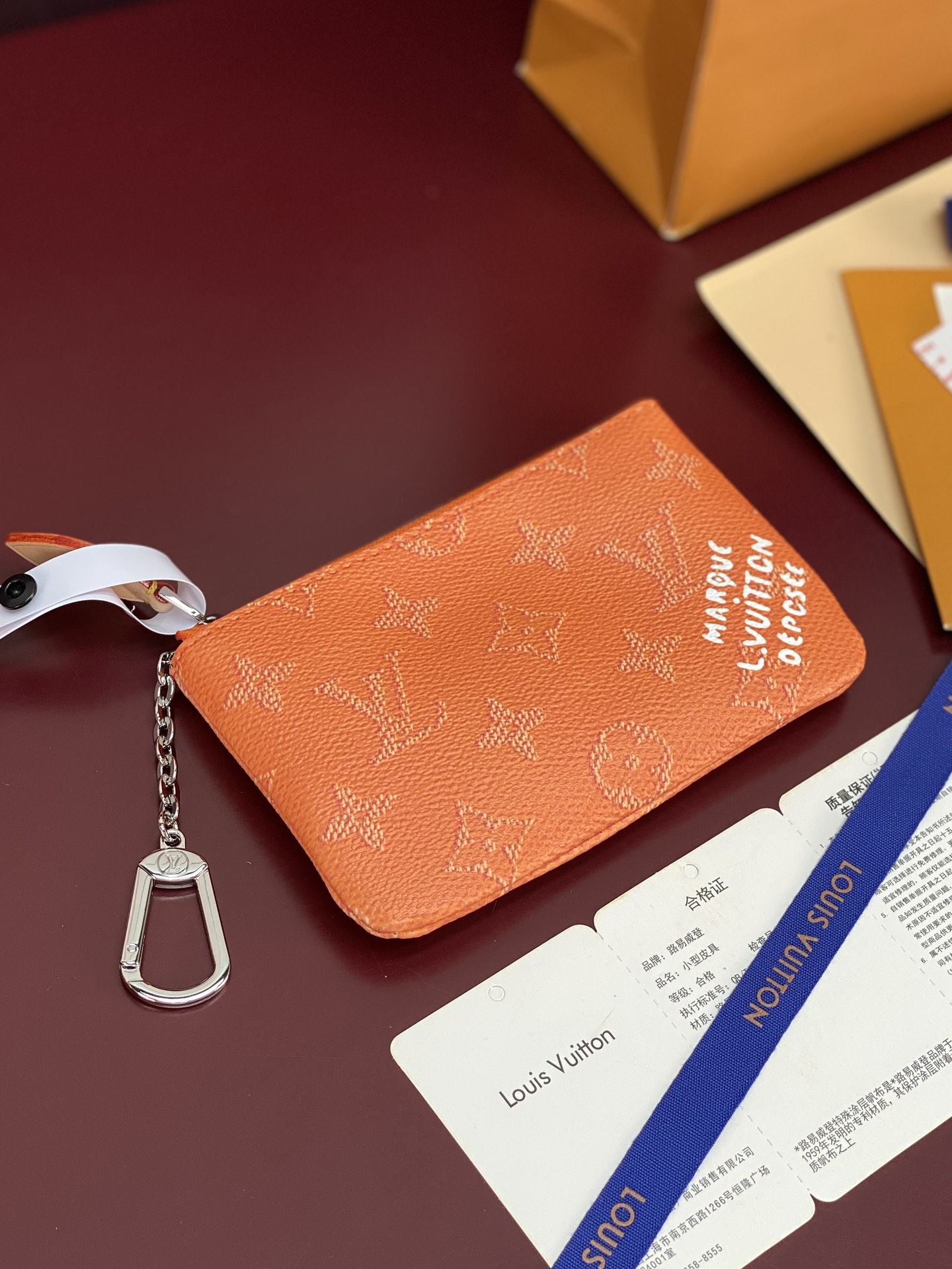 LV 高仿 Monogram 橘粉色迷你零錢包 女款掛飾卡包 輕奢收納款| 13 LV 高仿 Monogram 橘粉色迷你零錢包 女款掛飾卡包 輕奢收納款