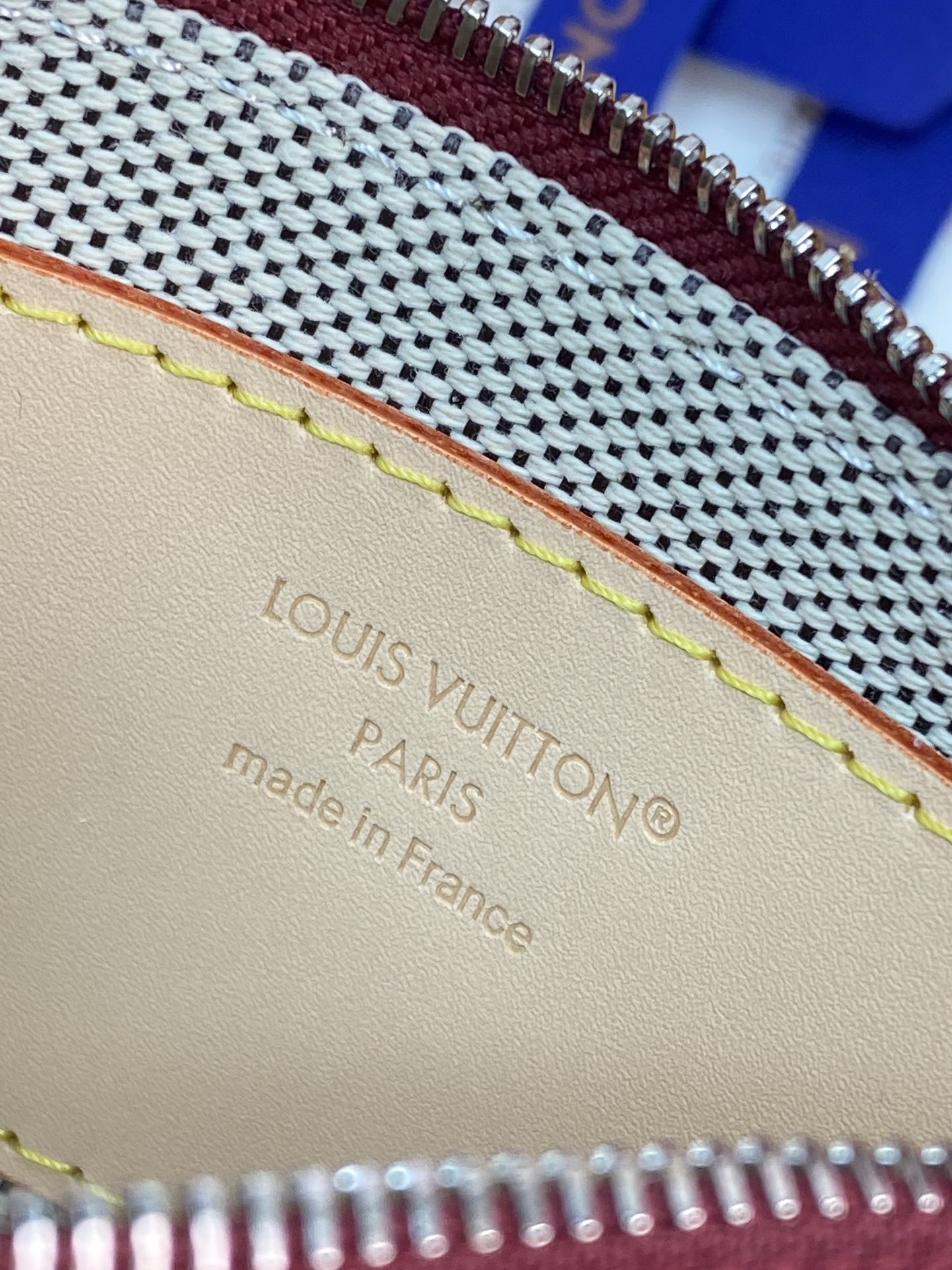 LV 一比一 Monogram 酒紅藍字迷你零錢包 女款精品收納包| 9 LV 一比一 Monogram 酒紅藍字迷你零錢包 女款精品收納包