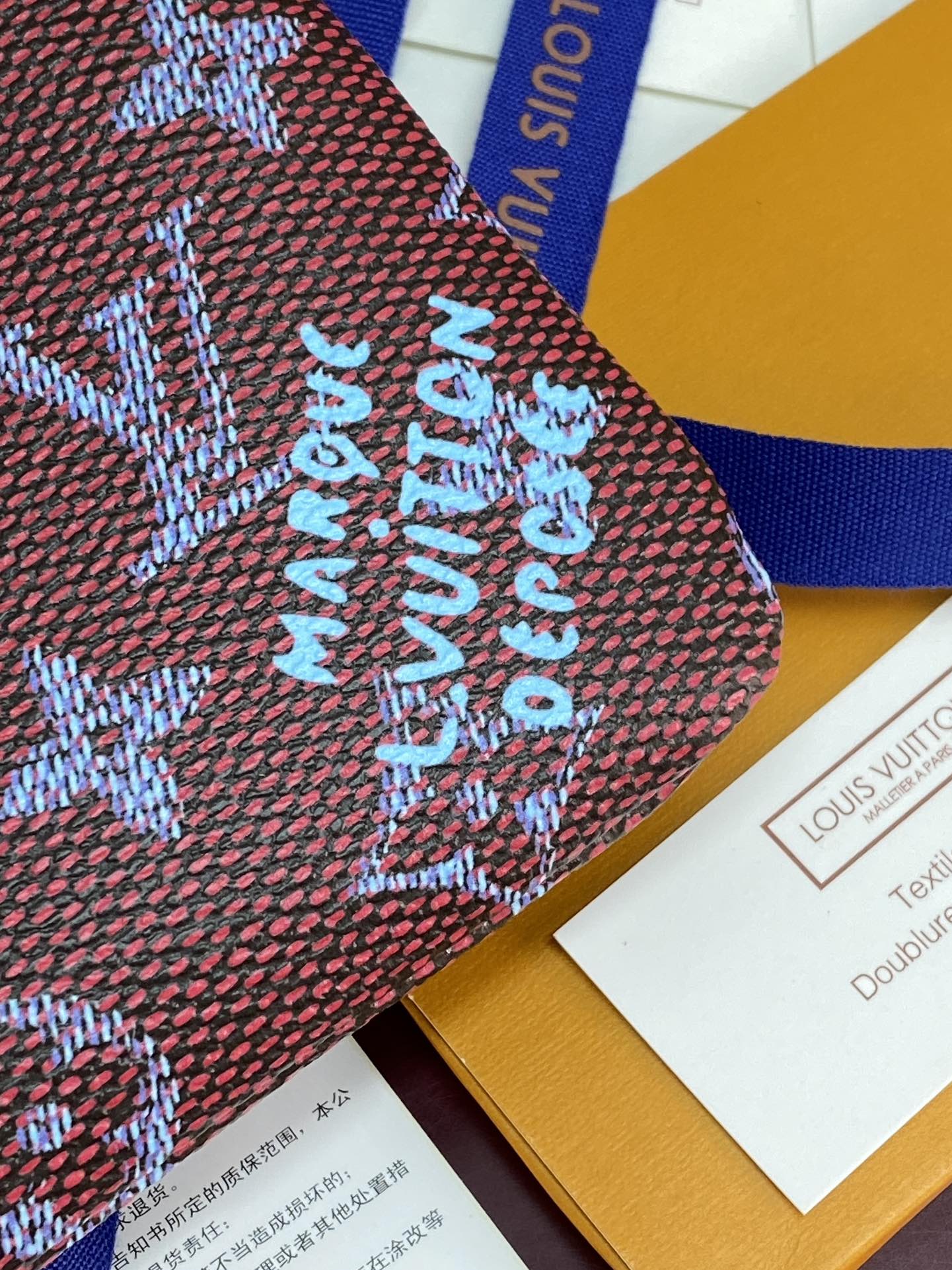 LV 一比一 Monogram 酒紅藍字迷你零錢包 女款精品收納包| 7 LV 一比一 Monogram 酒紅藍字迷你零錢包 女款精品收納包