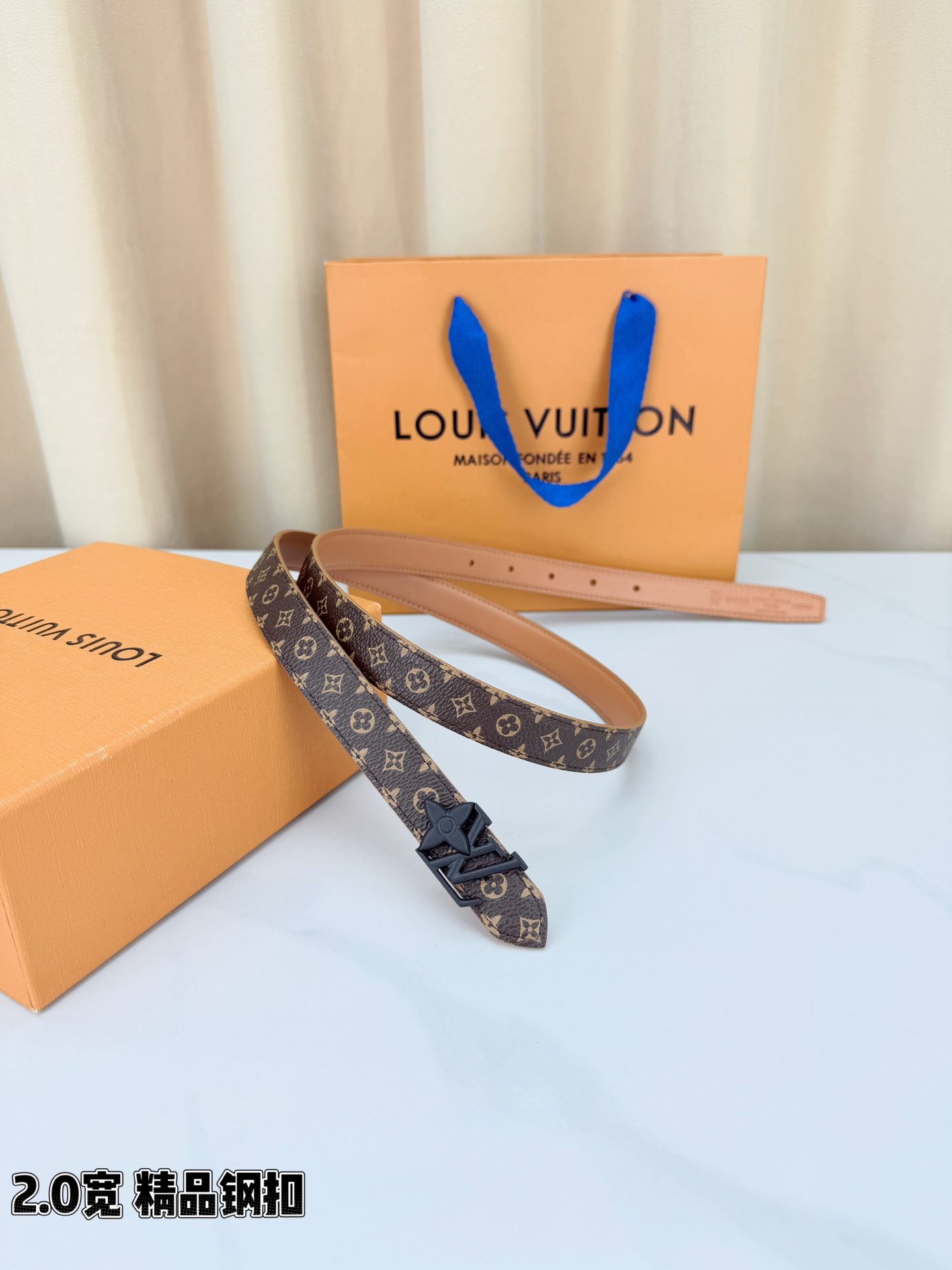 LV 復刻女款 Monogram 細版黑扣腰帶 百搭時尚款| 13 LV 復刻女款 Monogram 細版黑扣腰帶 百搭時尚款