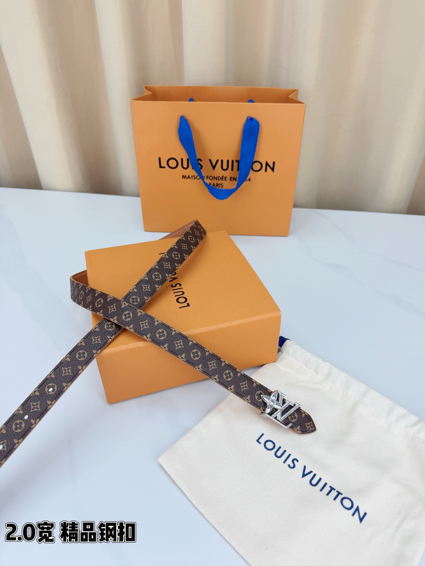 LV 復刻女款 Monogram 細版黑扣腰帶 百搭時尚款| 9 LV 復刻女款 Monogram 細版黑扣腰帶 百搭時尚款