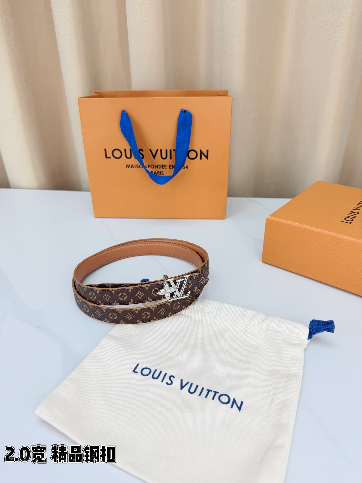 LV 復刻女款 Monogram 細版黑扣腰帶 百搭時尚款| 8 LV 復刻女款 Monogram 細版黑扣腰帶 百搭時尚款