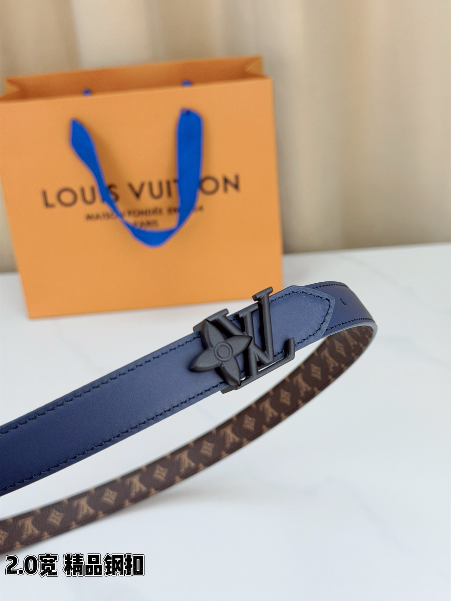 LV 原單女款 Monogram 細版黑扣腰帶 時尚百搭款| 14 LV 原單女款 Monogram 細版黑扣腰帶 時尚百搭款