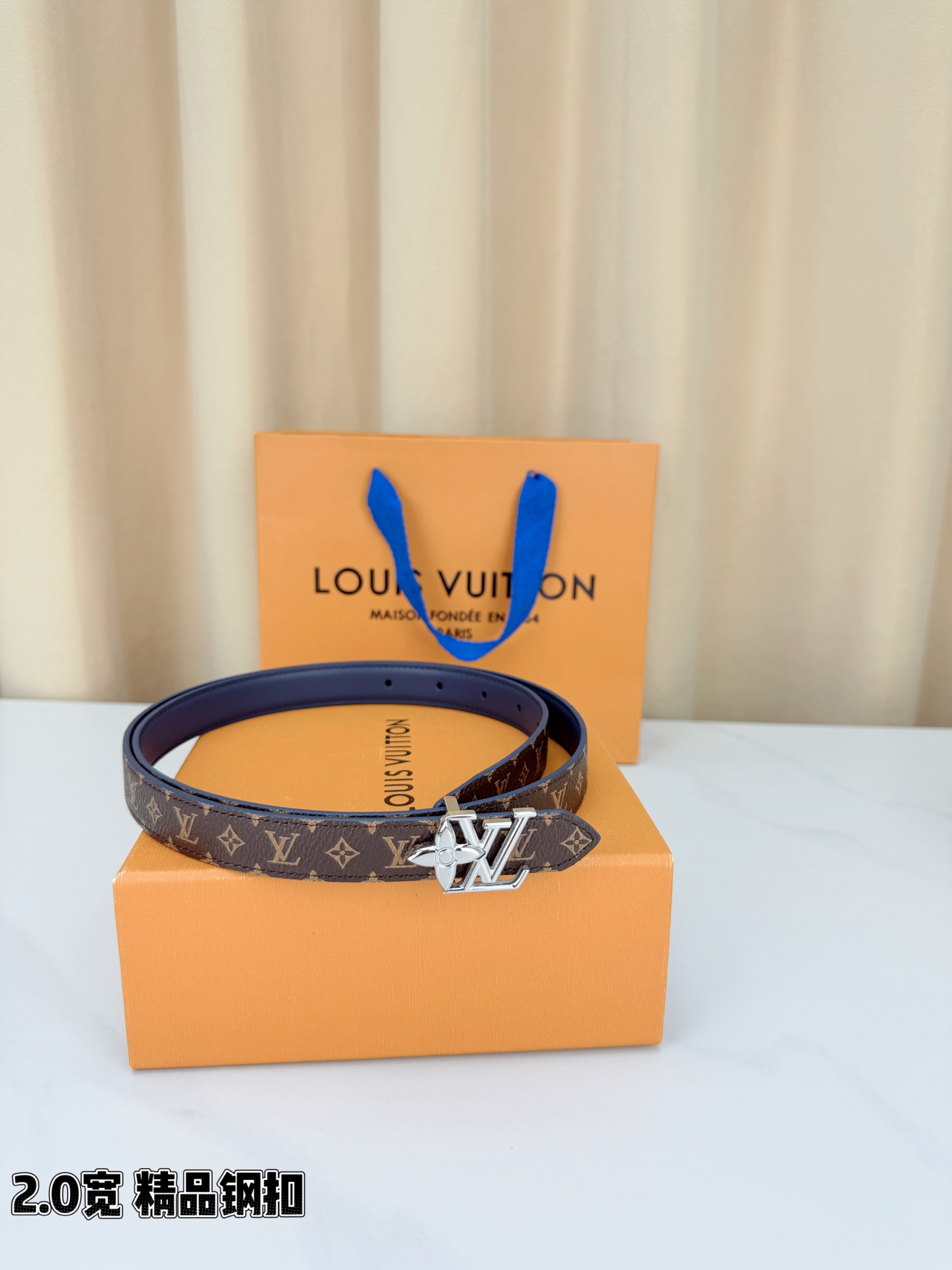 LV 原單女款 Monogram 細版黑扣腰帶 時尚百搭款| 11 LV 原單女款 Monogram 細版黑扣腰帶 時尚百搭款