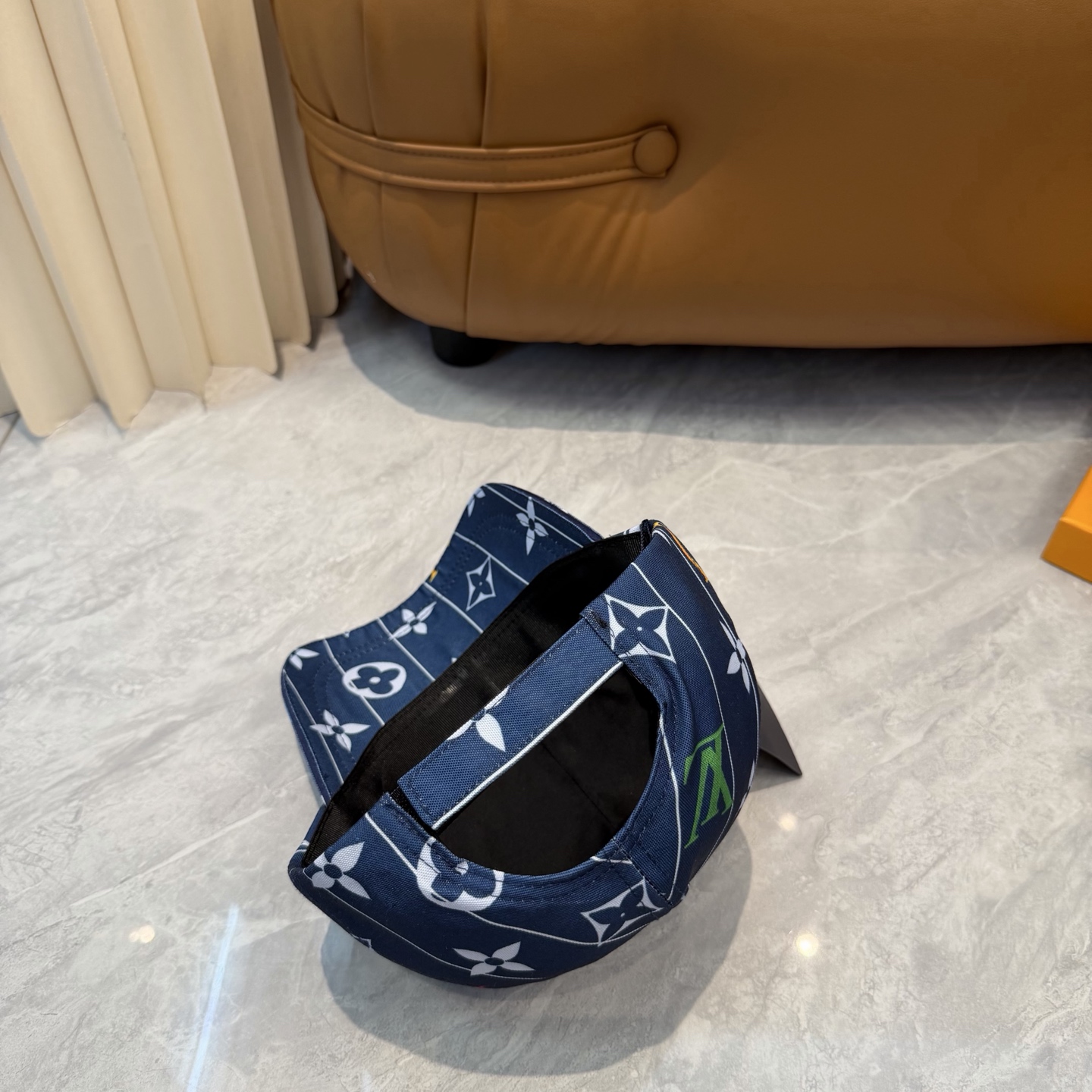 LV 原單 男/女款 深藍滿版老花棒球帽 經典潮流款| 13 LV 原單 男/女款 深藍滿版老花棒球帽 經典潮流款