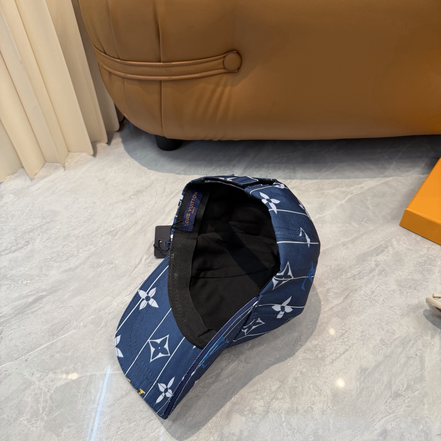 LV 原單 男/女款 深藍滿版老花棒球帽 經典潮流款| 12 LV 原單 男/女款 深藍滿版老花棒球帽 經典潮流款