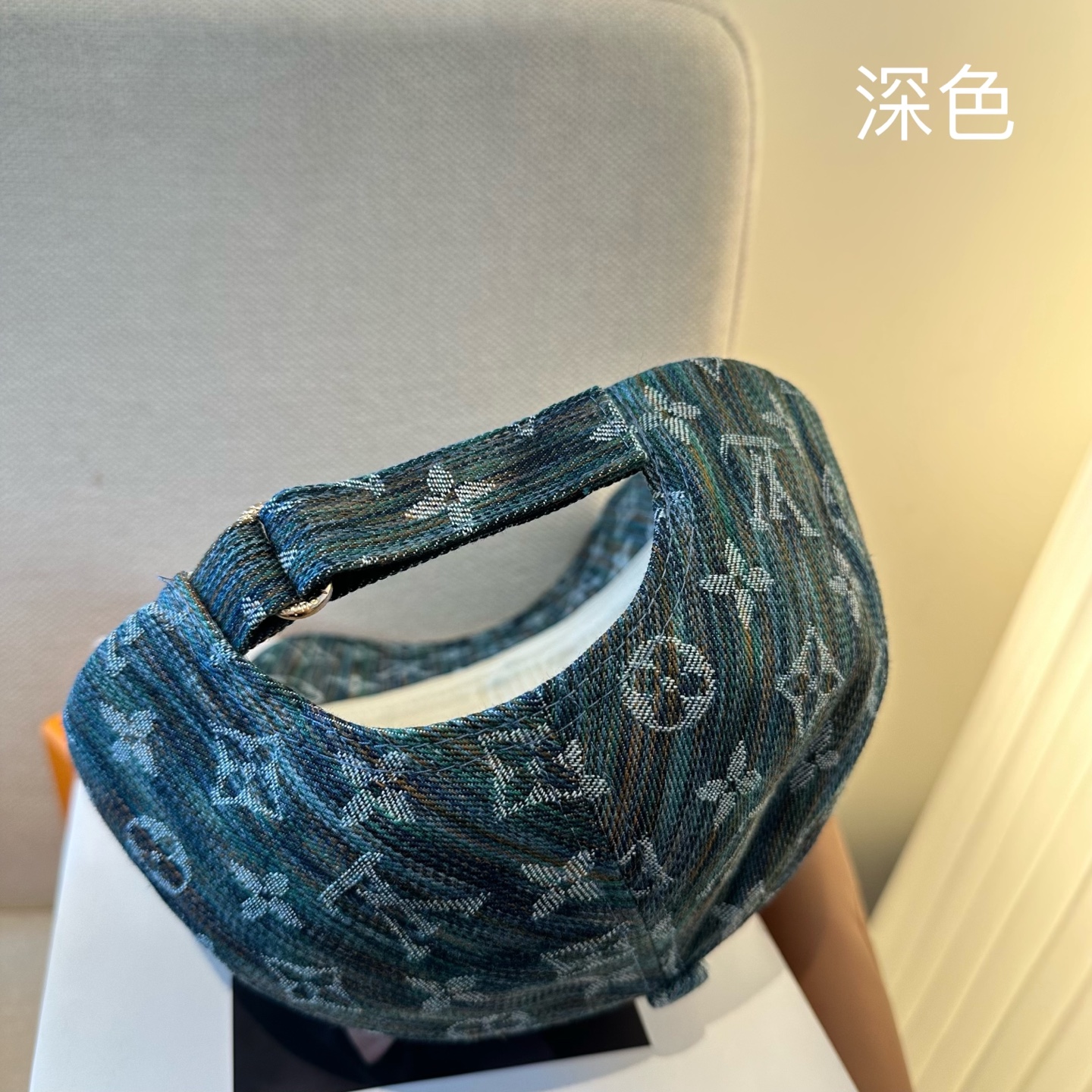 LV 一比一 男/女款 牛仔滿版老花棒球帽 潮流街頭款| 7 LV 一比一 男/女款 牛仔滿版老花棒球帽 潮流街頭款