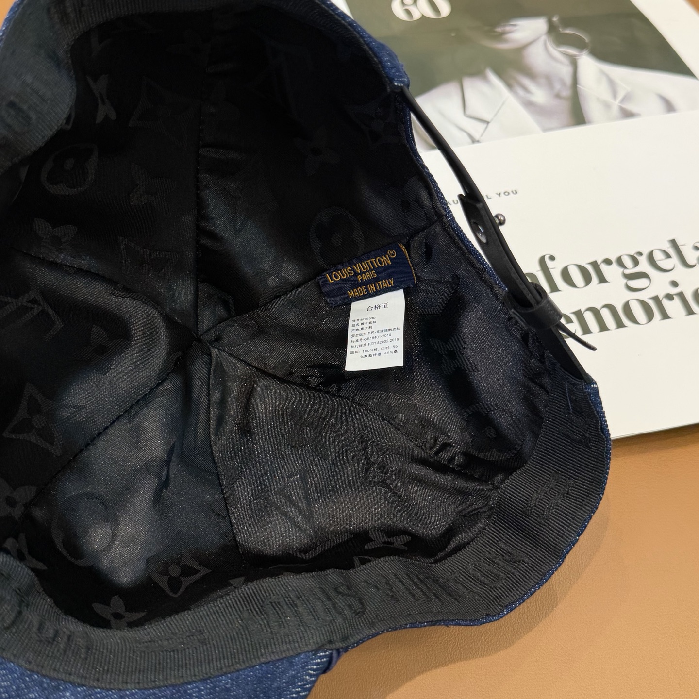 LV A貨 男女款 丹寧飛機裝飾棒球帽 深藍牛仔潮流款| 9 LV A貨 男女款 丹寧飛機裝飾棒球帽 深藍牛仔潮流款