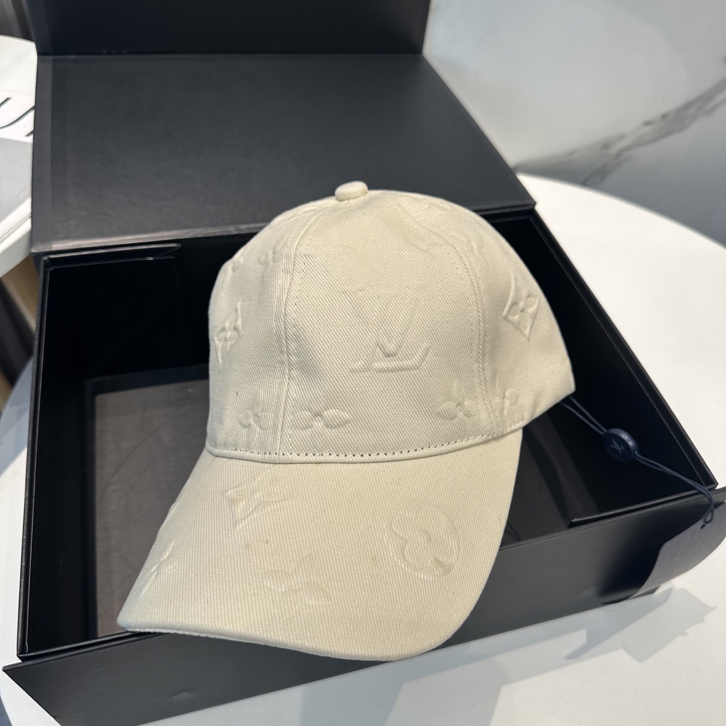LV 原單 米白老花壓紋棒球帽 輕奢休閒百搭款