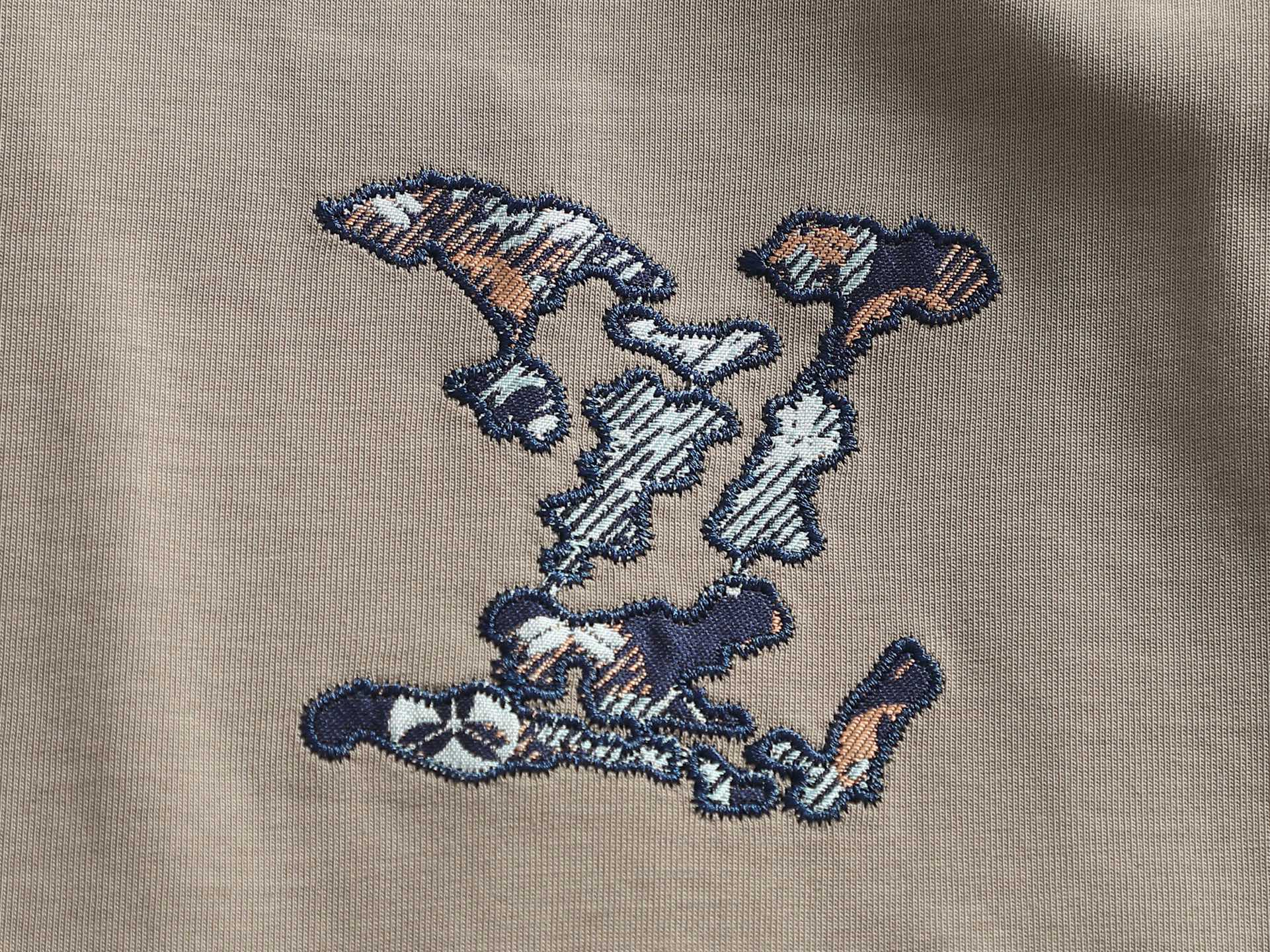 LVA貨藝術塗鴉刺繡Logo短袖T恤時尚潮流精品百搭款