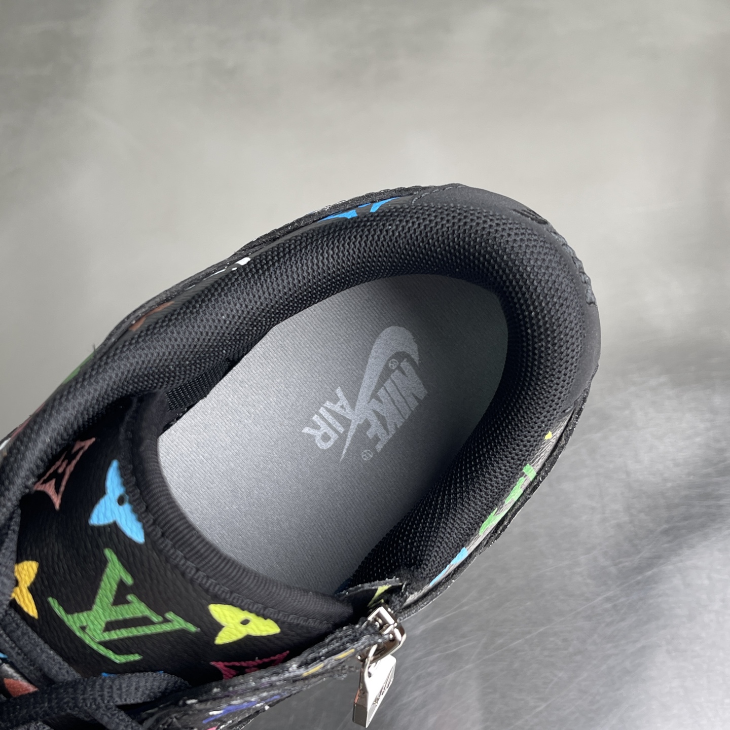LV 一比一黑彩Monogram聯名板鞋 潮流低筒休閒鞋