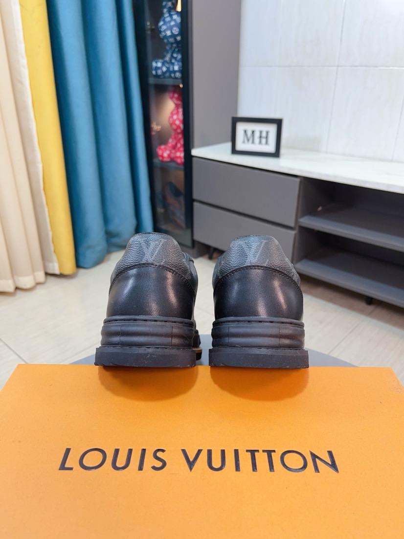 LV 一比一黑色Monogram休閒運動鞋 精品百搭鞋款| 13 LV 一比一黑色Monogram休閒運動鞋 精品百搭鞋款