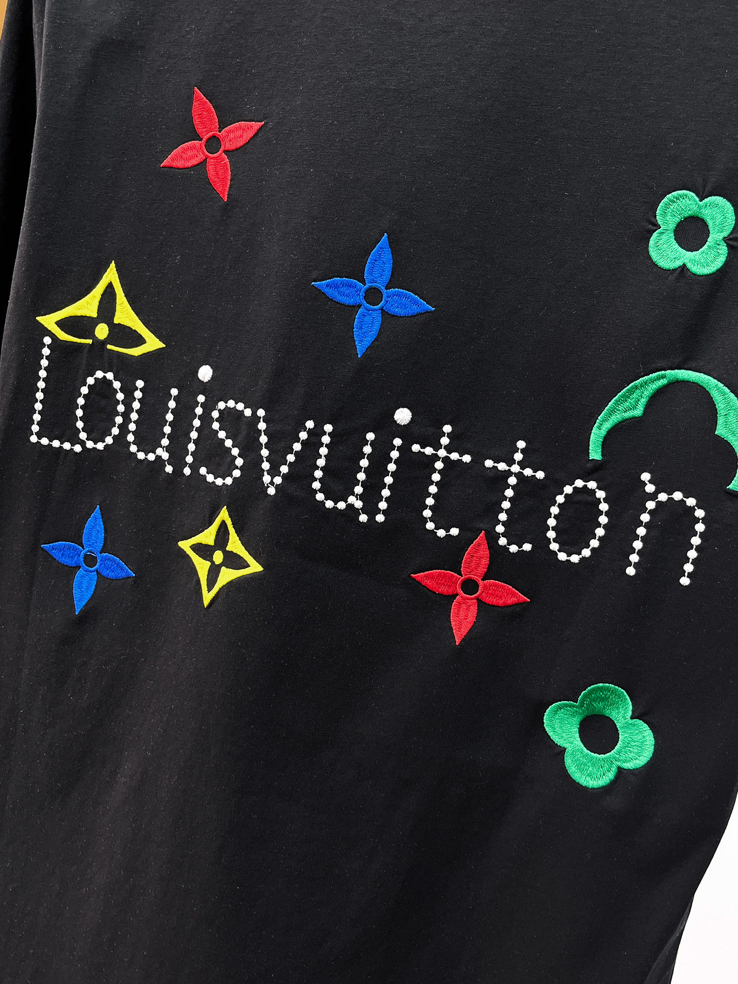 LV 一比一 男款 彩點Logo短袖T恤 潮流設計款| 10 LV 一比一 男款 彩點Logo短袖T恤 潮流設計款