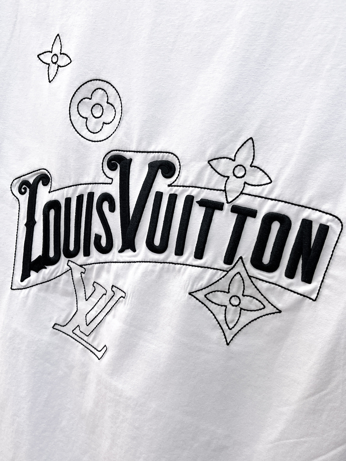 LV A貨 男款 花紋Logo短袖T恤 清爽百搭款