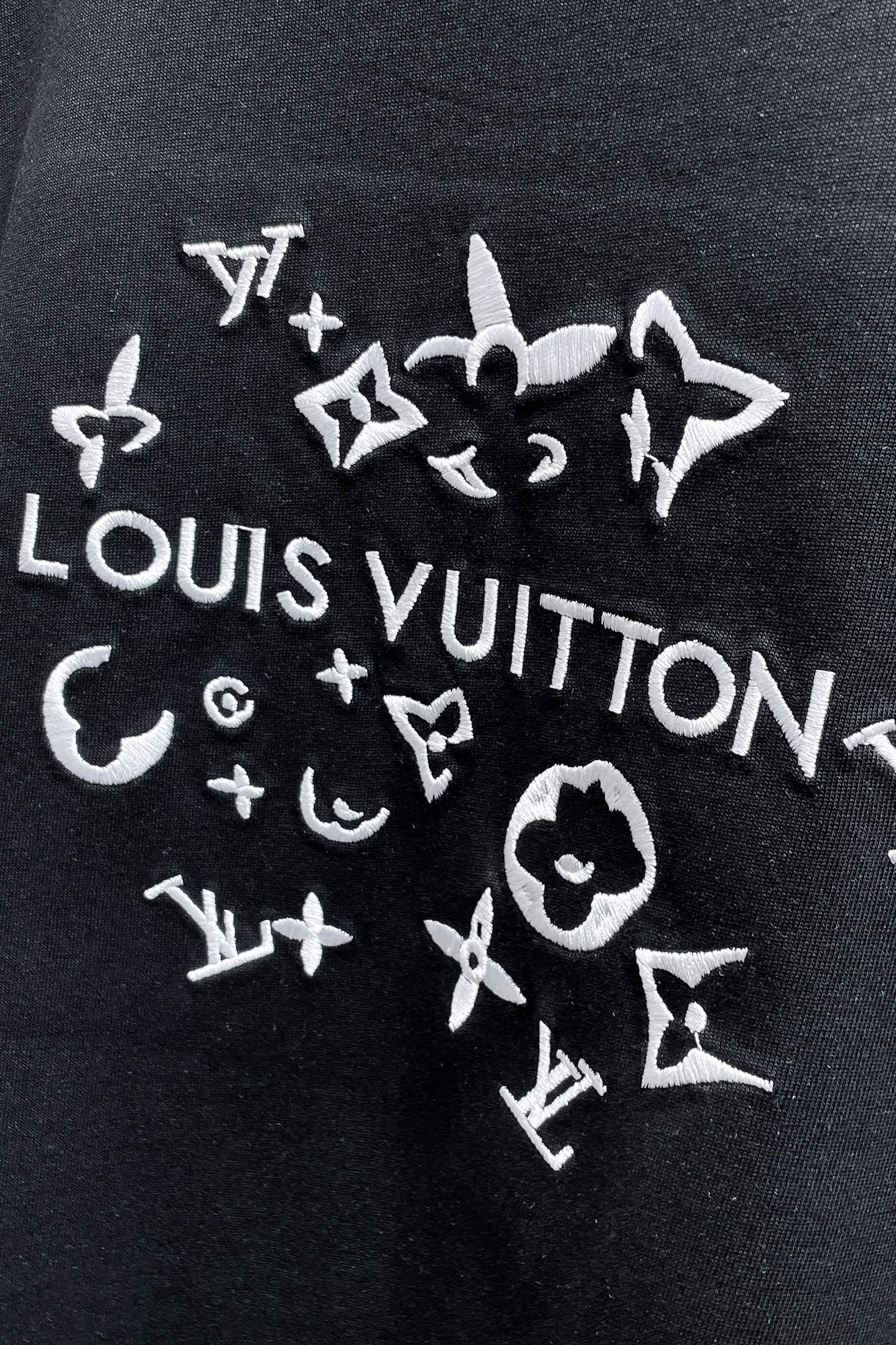 LV A貨 男款 字母刺繡短袖T恤 極簡百搭款| 8 LV A貨 男款 字母刺繡短袖T恤 極簡百搭款