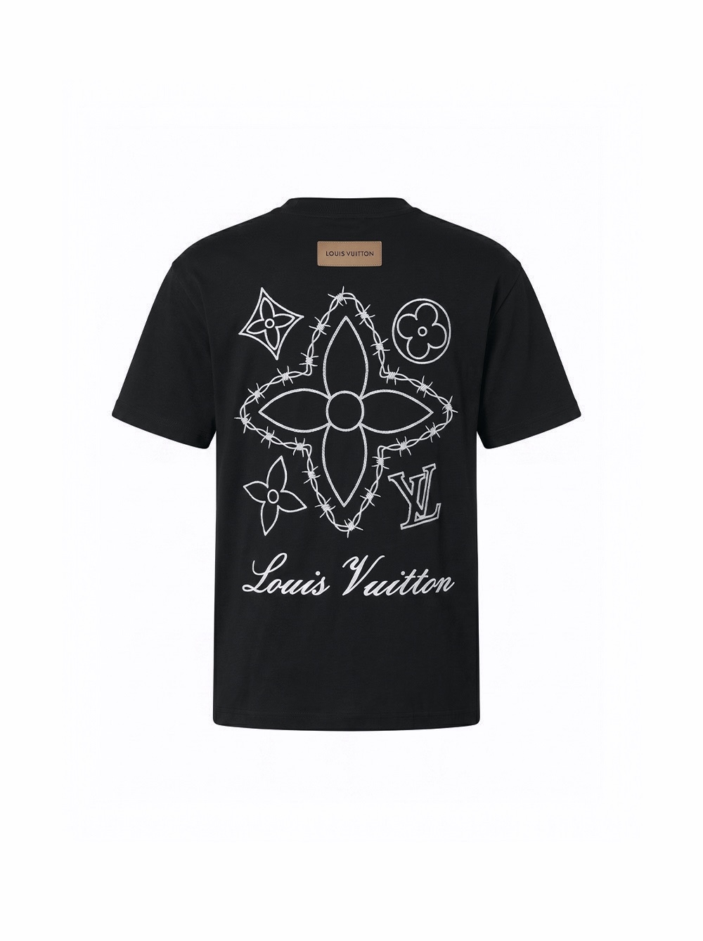 LV 一比一 男款 經典花卉Logo短袖T恤 休閒百搭潮流款| 13 LV 一比一 男款 經典花卉Logo短袖T恤 休閒百搭潮流款