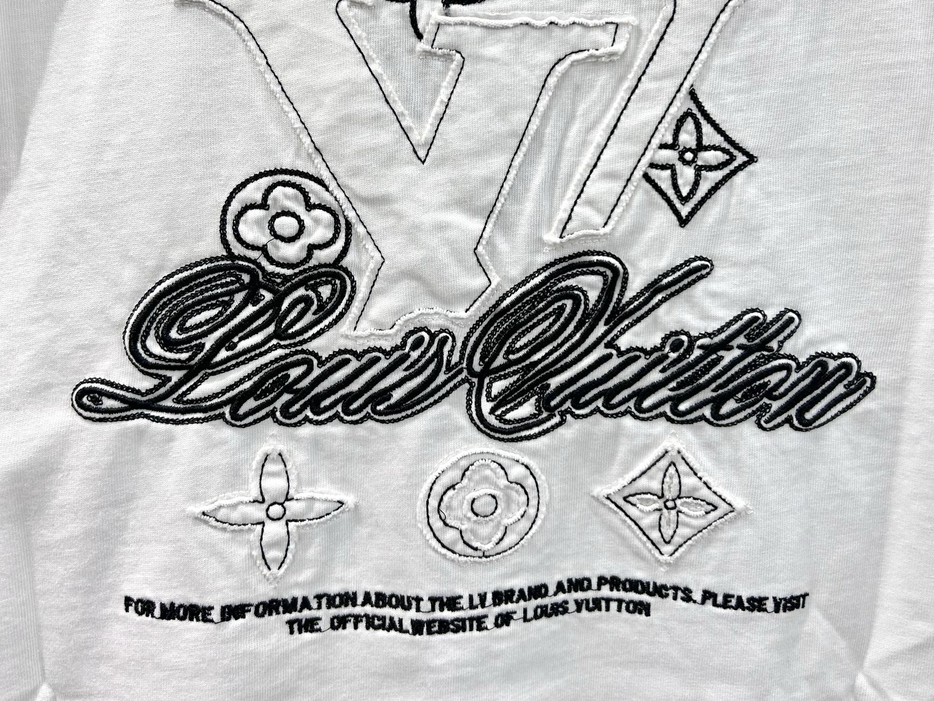 LV 原單 男款 簡約刺繡Logo短袖T恤 百搭清爽休閒款