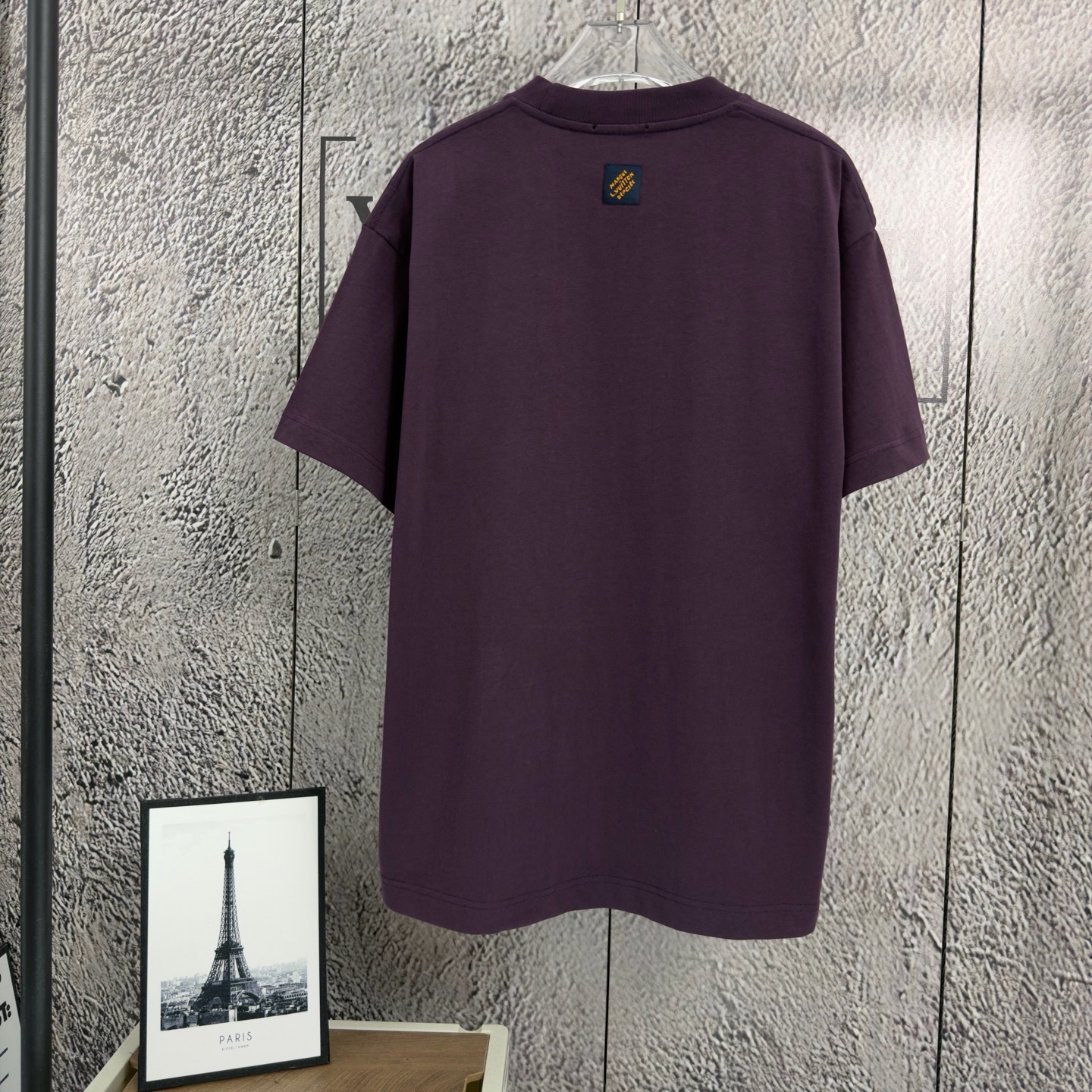 LV 原單 男款 經典字母刺繡短袖T恤 高級質感簡約款