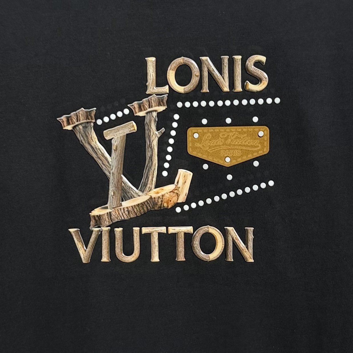 LV A貨 男款 字母印花短袖T恤 潮流個性設計款| 9 LV A貨 男款 字母印花短袖T恤 潮流個性設計款