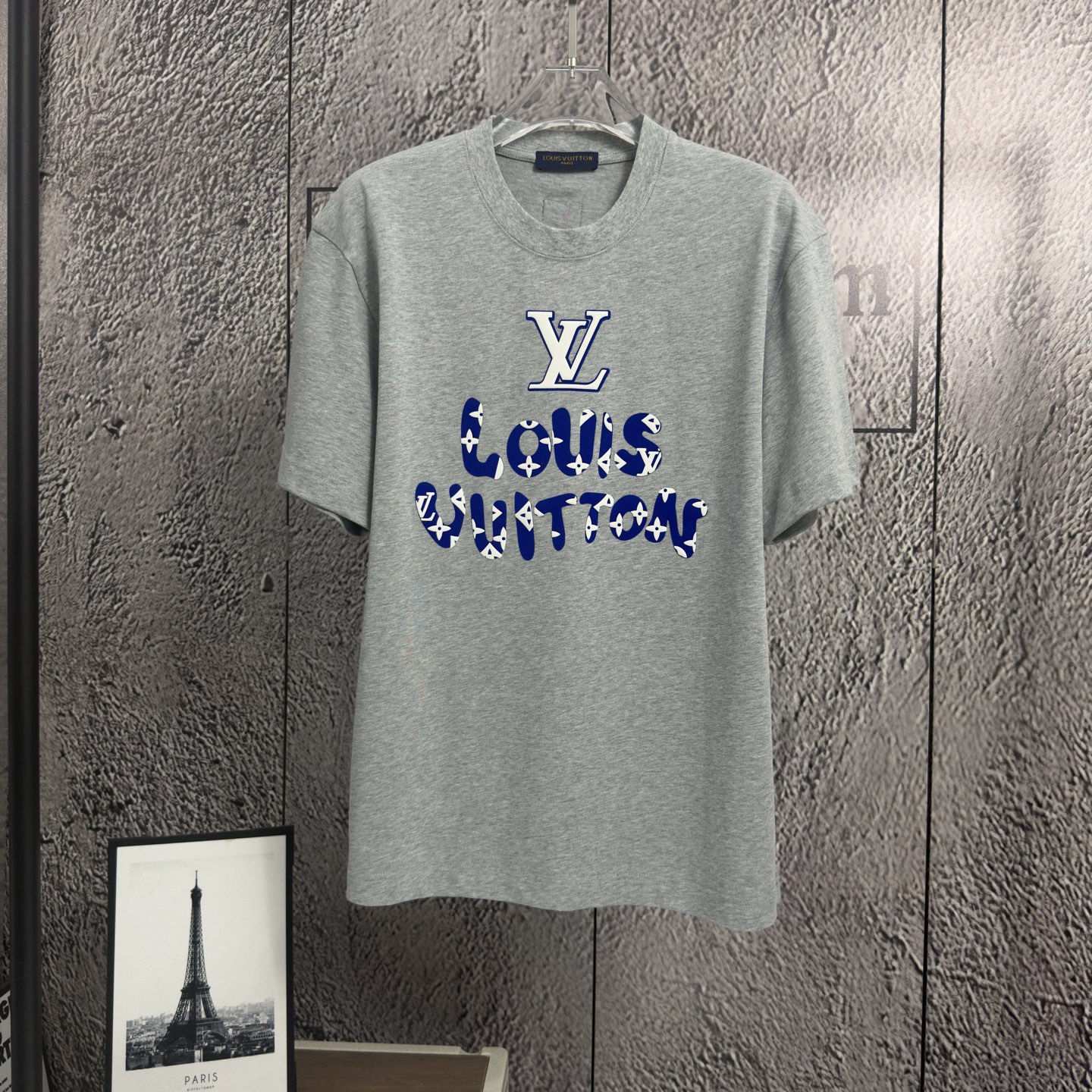 LV 復刻 男款 大字母印花短袖T恤 潮流百搭休閒款