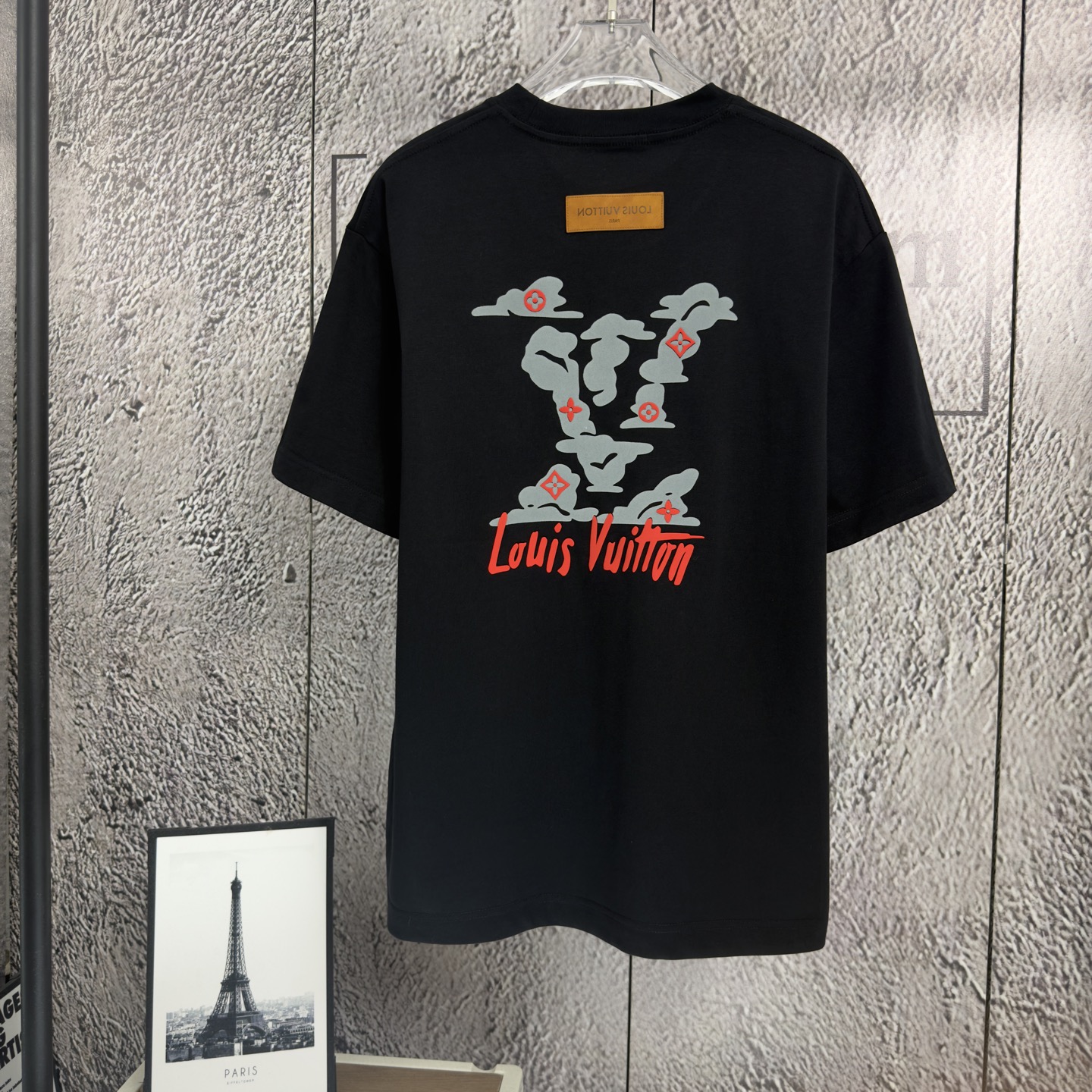 LV 原單 男款 雲朵字樣印花短袖T恤 潮流街頭風| 14 LV 原單 男款 雲朵字樣印花短袖T恤 潮流街頭風
