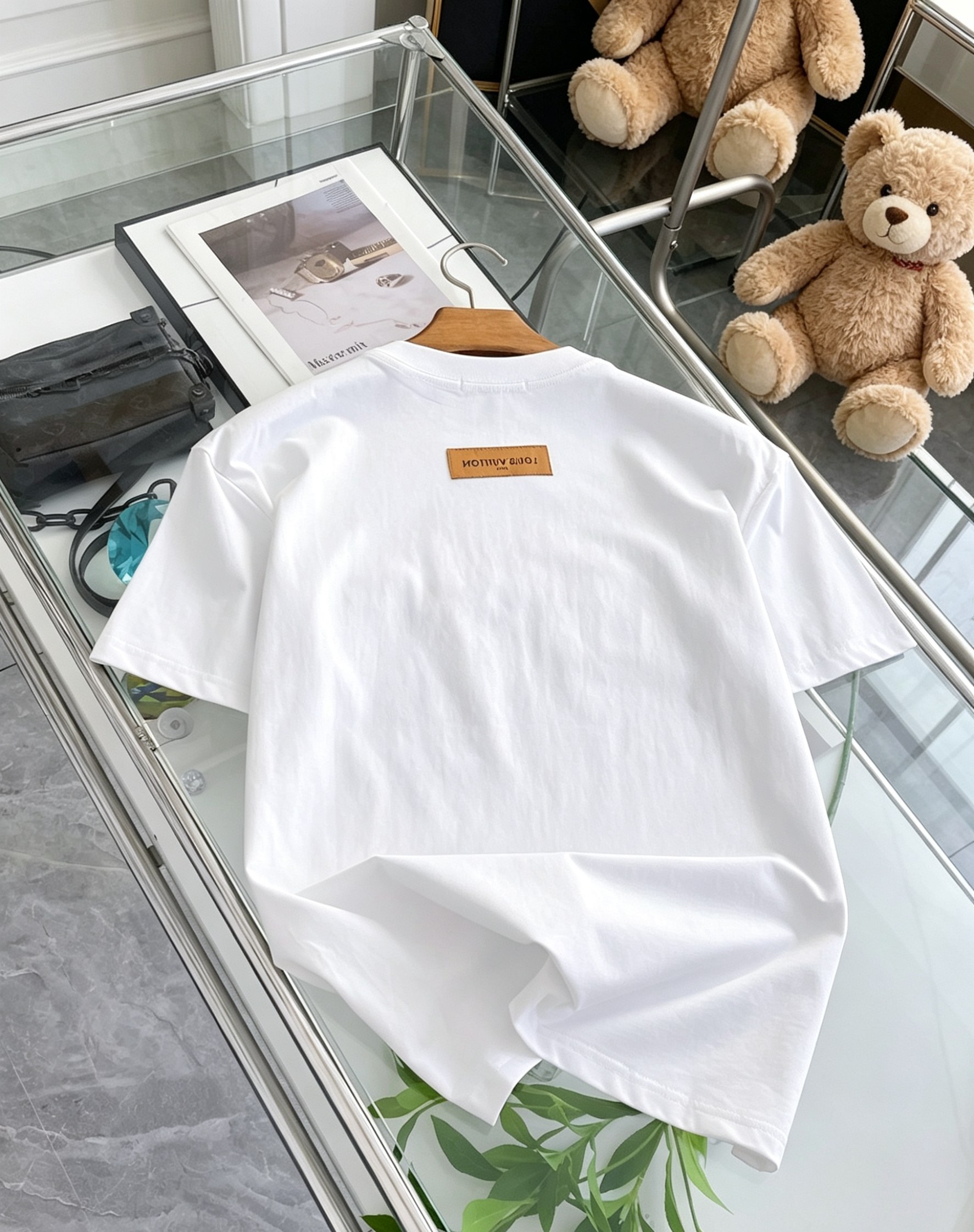 LV短袖T恤男 Lvovers刺繡設計 寬鬆休閒上衣
