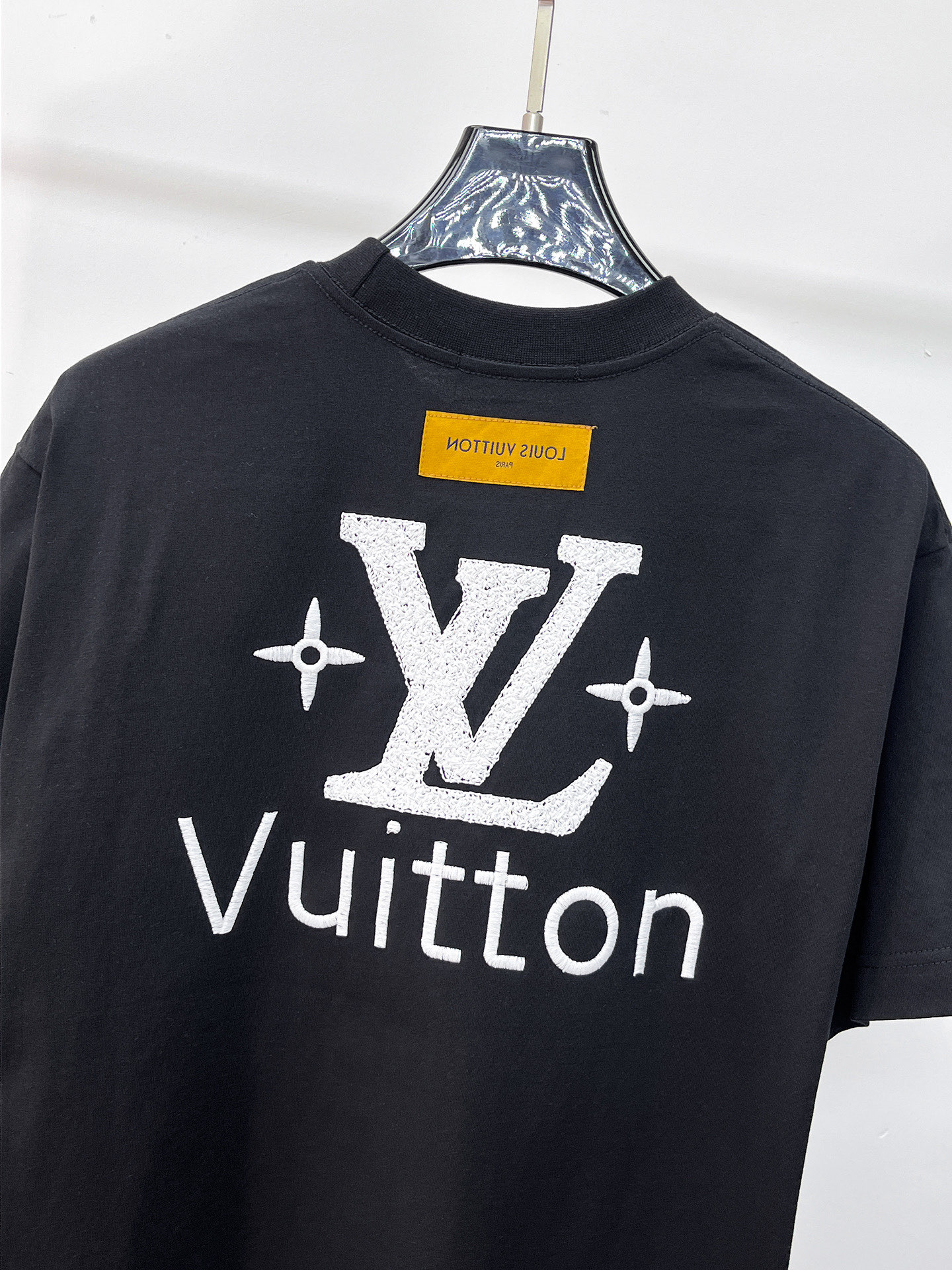 LV高仿男女短袖T恤經典刺繡LOGO設計百搭舒適休閒上衣