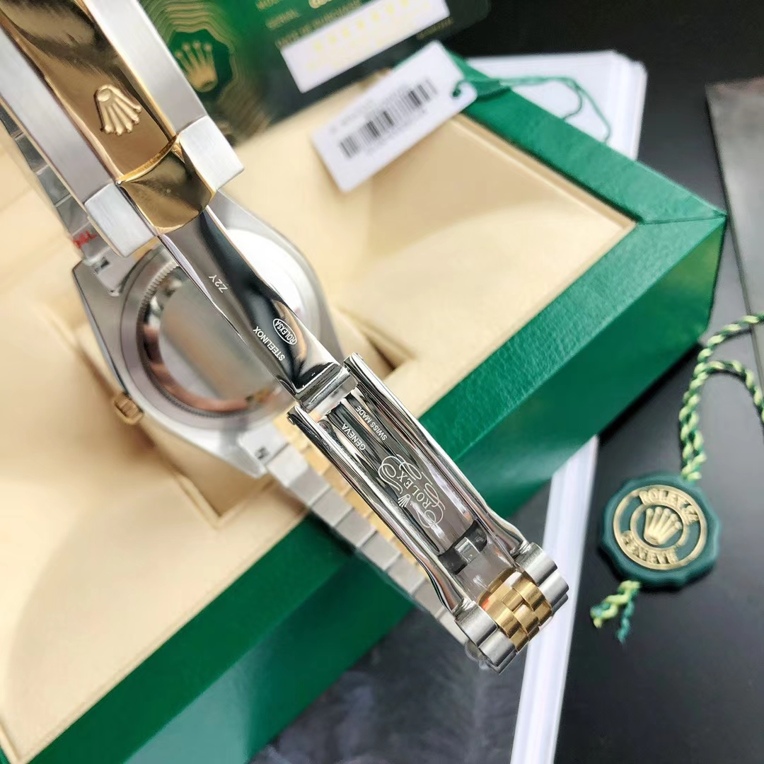 勞力士日誌型 Datejust 香檳金面間金五珠鏈機械腕錶| 8 勞力士日誌型 Datejust 香檳金面間金五珠鏈機械腕錶