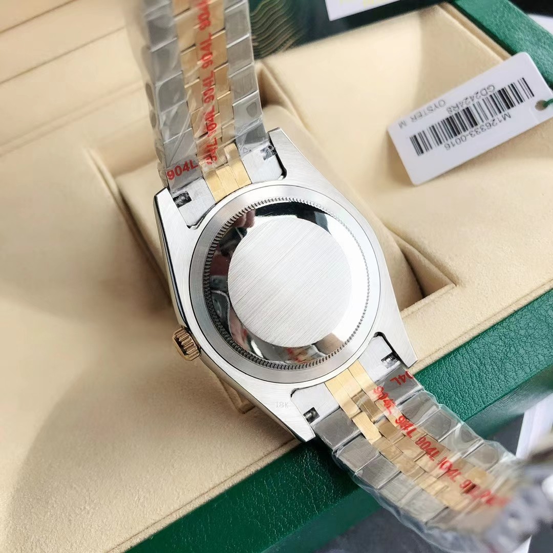 勞力士日誌型 Datejust 白面間金五珠鏈機械腕錶| 9 勞力士日誌型 Datejust 白面間金五珠鏈機械腕錶