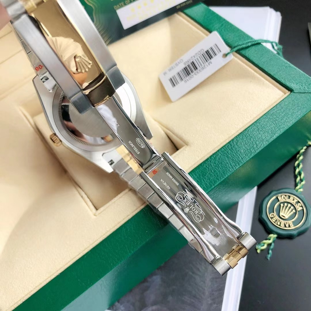勞力士日誌型 Datejust 白面間金五珠鏈機械腕錶| 8 勞力士日誌型 Datejust 白面間金五珠鏈機械腕錶