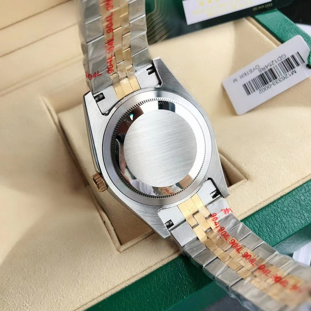 勞力士日誌型 Datejust 銀白面間金五珠鏈機械腕錶| 9 勞力士日誌型 Datejust 銀白面間金五珠鏈機械腕錶