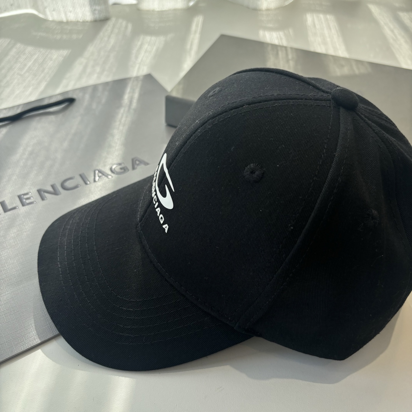 Balenciaga原單男女款棒球帽潮流字母Logo休閒百搭帽子