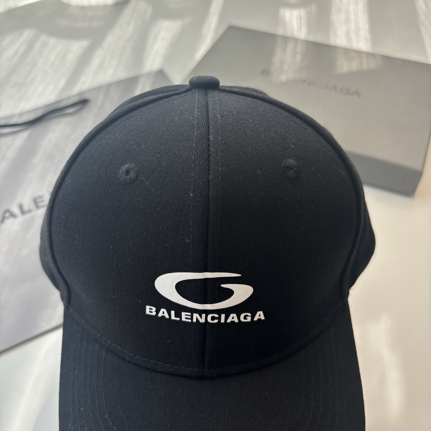 Balenciaga原單男女款棒球帽潮流字母Logo休閒百搭帽子