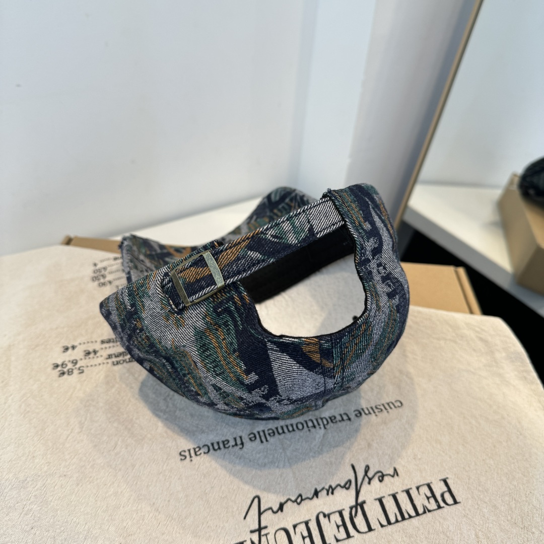 Balenciaga原單男女款復古印花棒球帽做舊設計百搭潮流帽
