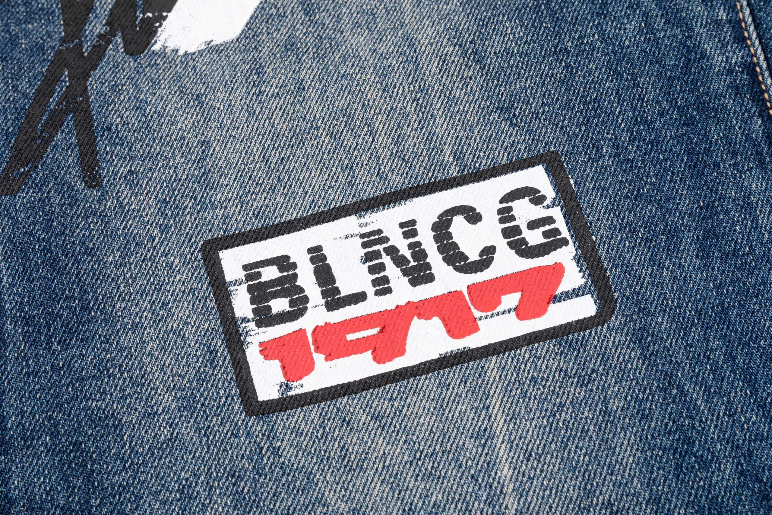 Balenciaga A貨男士牛仔長褲多元素塗鴉拼貼設計潮流百搭款| 17 Balenciaga A貨男士牛仔長褲多元素塗鴉拼貼設計潮流百搭款