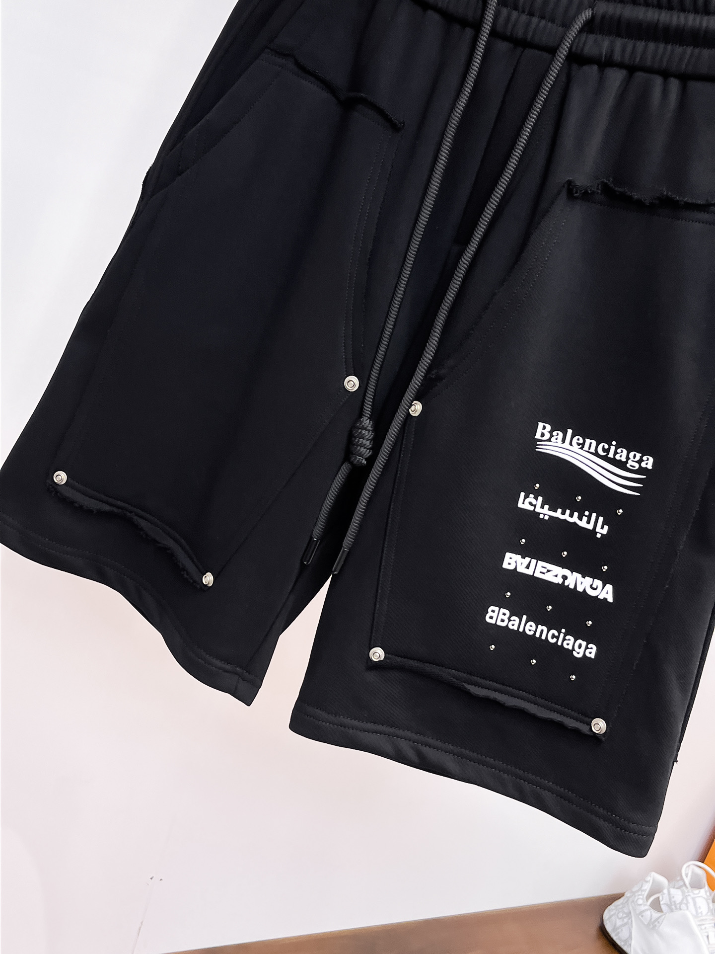 Balenciaga A貨短褲 男款立體口袋設計寬鬆休閒褲