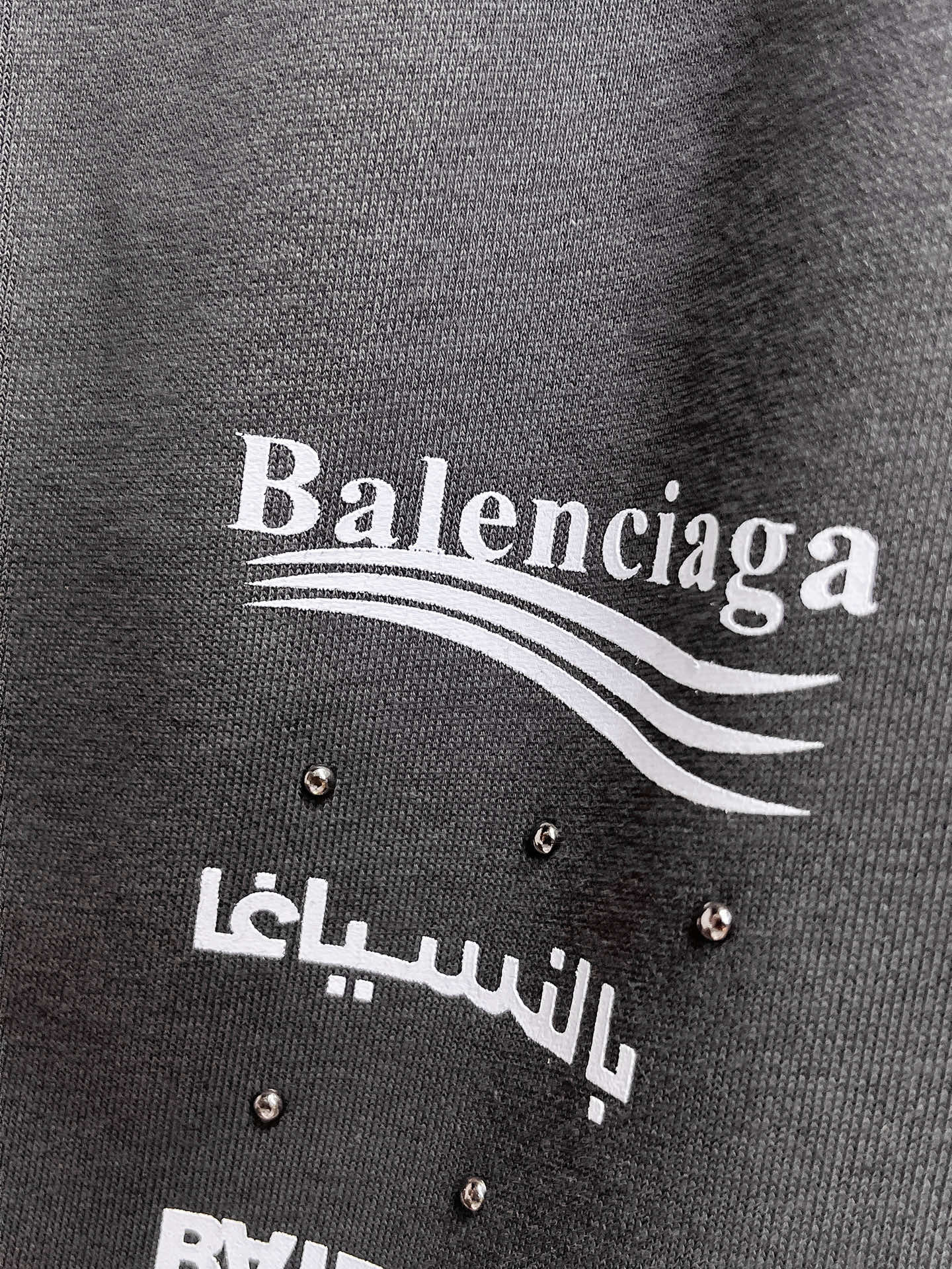 Balenciaga 一比一短褲 男款灰色機能口袋寬鬆休閒褲