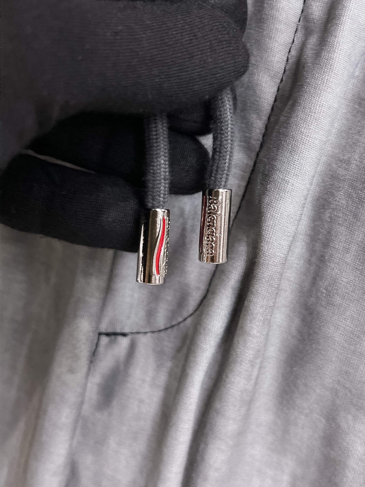 Balenciaga A貨短褲 男款灰色做舊機能風寬鬆休閒褲