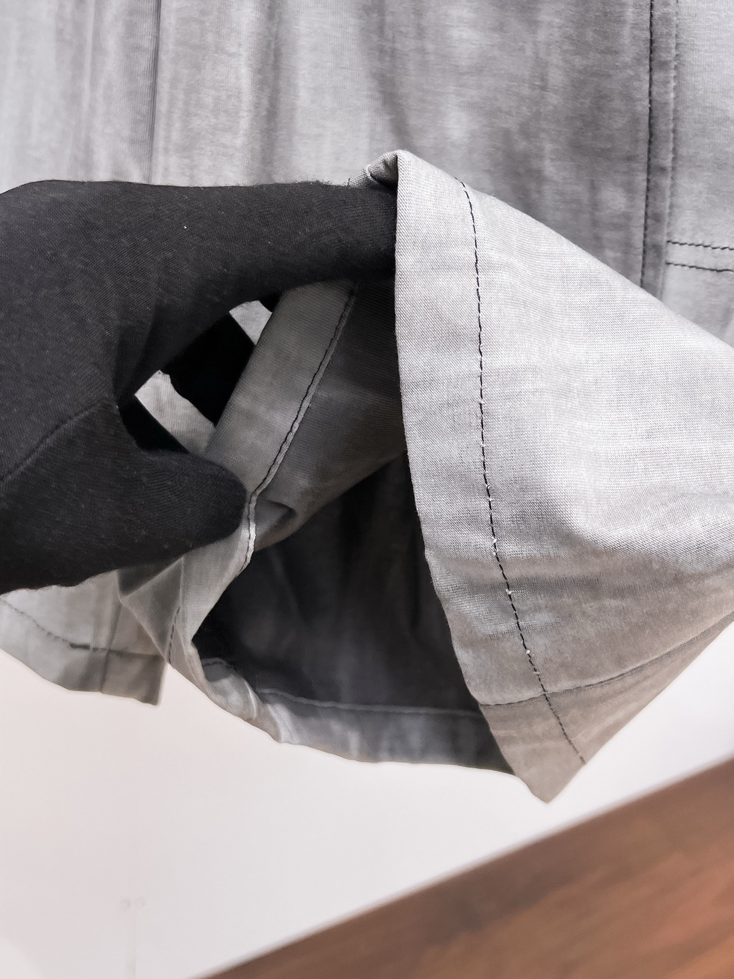 Balenciaga A貨短褲 男款灰色做舊機能風寬鬆休閒褲