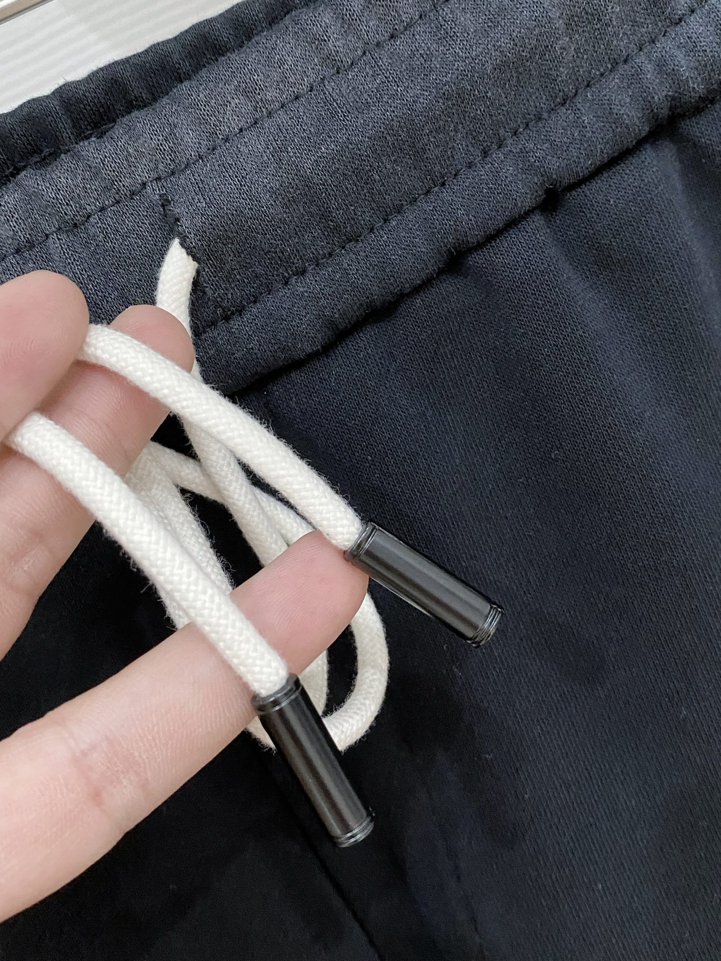 巴黎世家原單BB刺繡長褲 黑色寬鬆直筒運動休閒褲| 7 巴黎世家原單BB刺繡長褲 黑色寬鬆直筒運動休閒褲