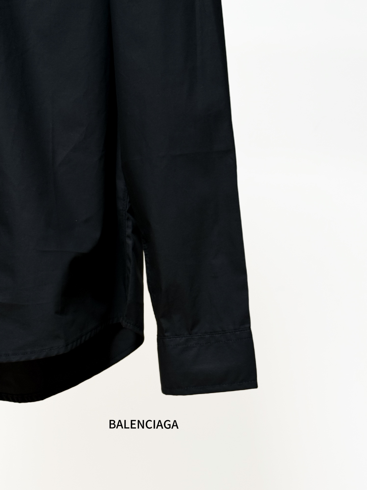 Balenciaga A貨襯衫 男款黑色長袖口袋寬鬆休閒襯衣| 8 Balenciaga A貨襯衫 男款黑色長袖口袋寬鬆休閒襯衣