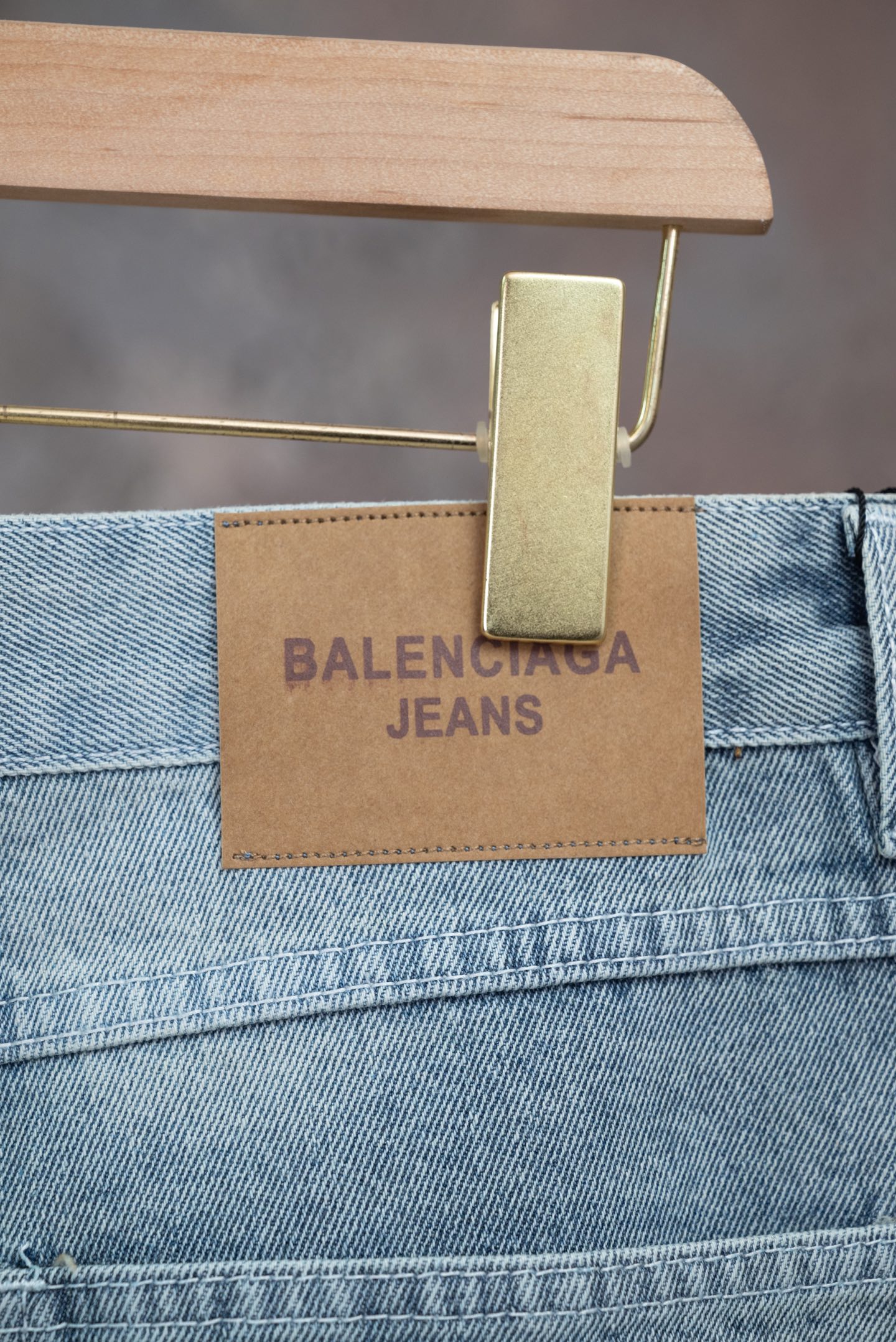 Balenciaga一比一男士牛仔短褲水洗破壞設計潮流街頭百搭款