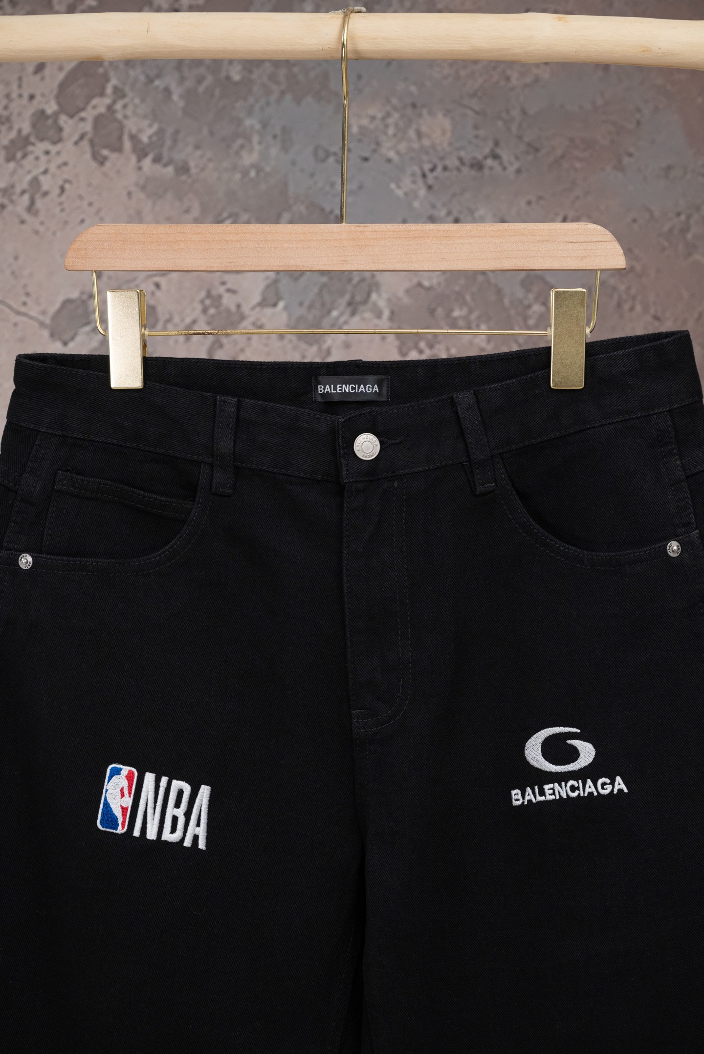 Balenciaga A貨男士牛仔短褲NBA聯名設計簡約潮流百搭款| 13 Balenciaga A貨男士牛仔短褲NBA聯名設計簡約潮流百搭款