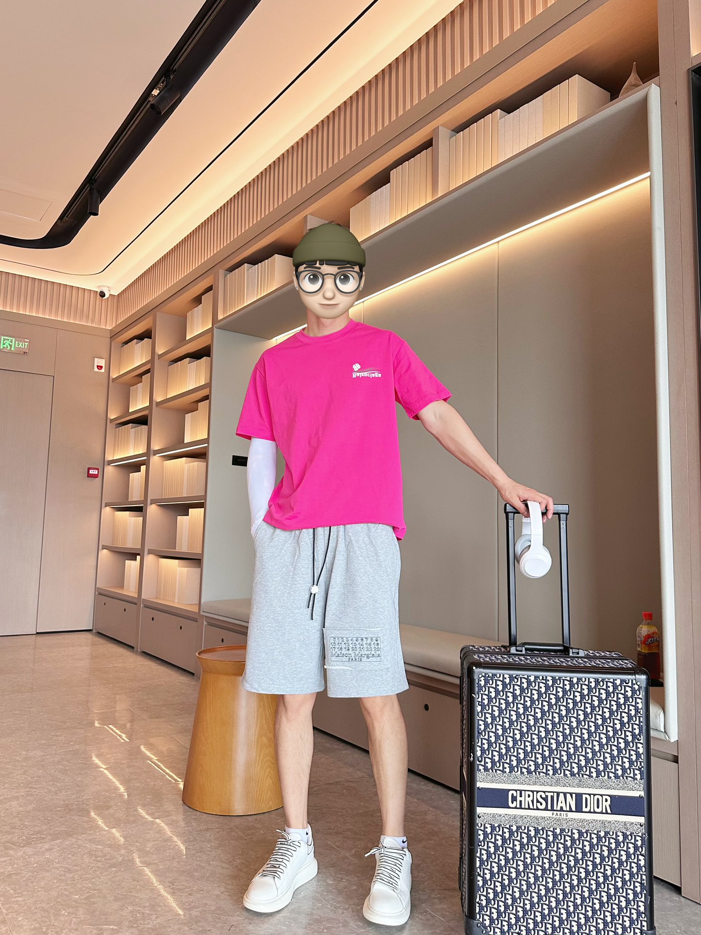 Balenciaga 原單T恤 男款玫紅簡約LOGO寬鬆短袖| 8 Balenciaga 原單T恤 男款玫紅簡約LOGO寬鬆短袖