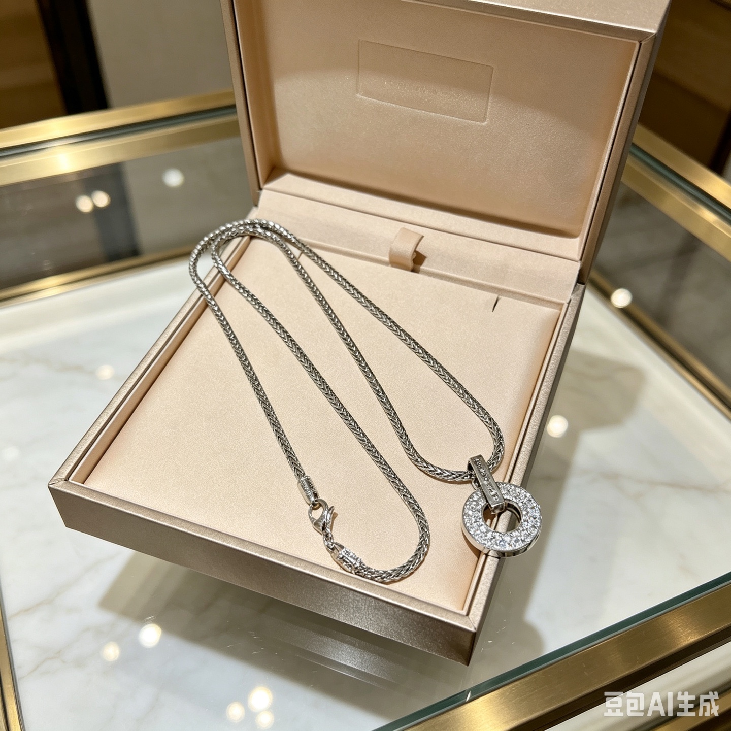 BVLGARI 高仿 圓環滿鑽項鍊 蛇骨鏈設計 百搭氣質款| 11 BVLGARI 高仿 圓環滿鑽項鍊 蛇骨鏈設計 百搭氣質款